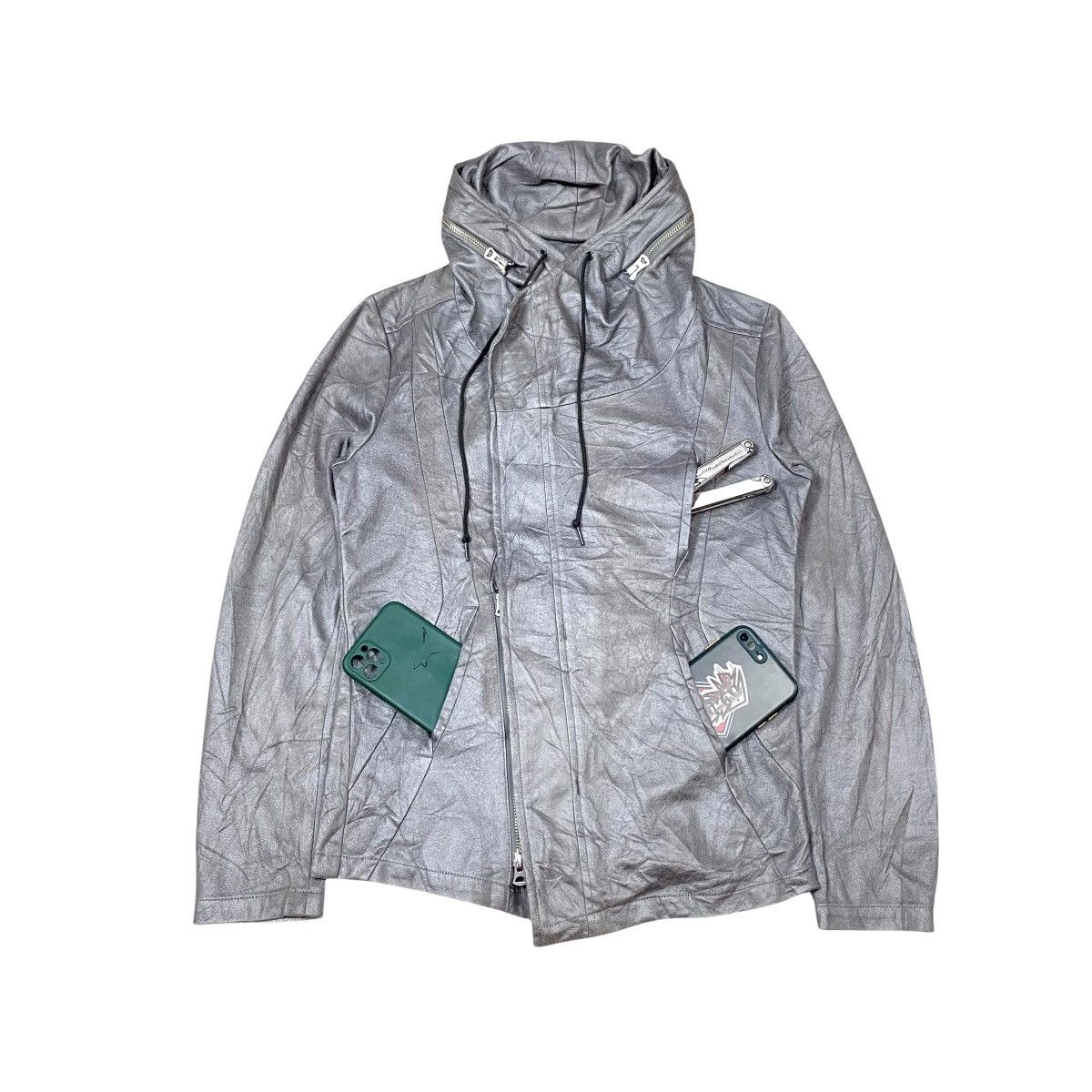 Le Grande Bleu (L.G.B.) Tornado Mart Bono Suede Leather Jacket Size US M / EU 48-50 / 2 - 3 Thumbnail