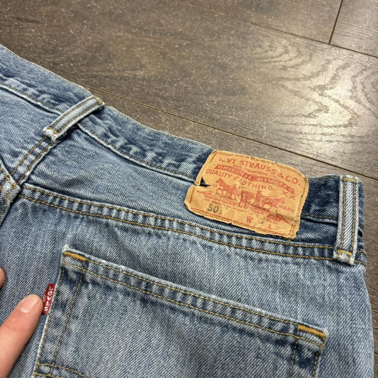 Levi's vintage made in Mexico light blue Levi’s 501 jeans 34x32 Size US 34 / EU 50 - 7 Thumbnail