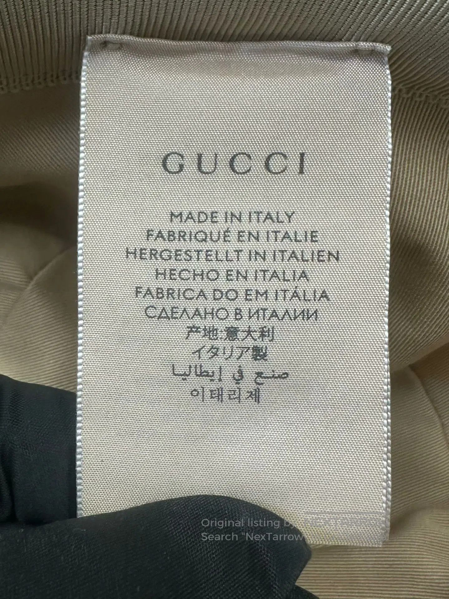 Gucci Guicci size M Brown Double G Logo Embroidered Fisherman's Size ONE SIZE - 6 Thumbnail