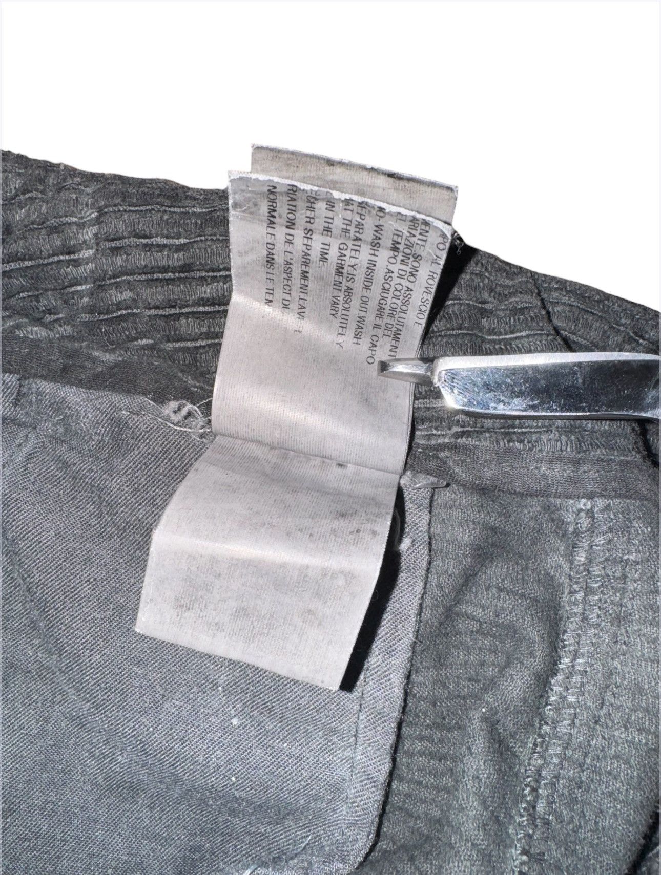 Rick Owens Rick Owens FW09 Corduroy Aircut Denim Size US 31 - 13 Thumbnail