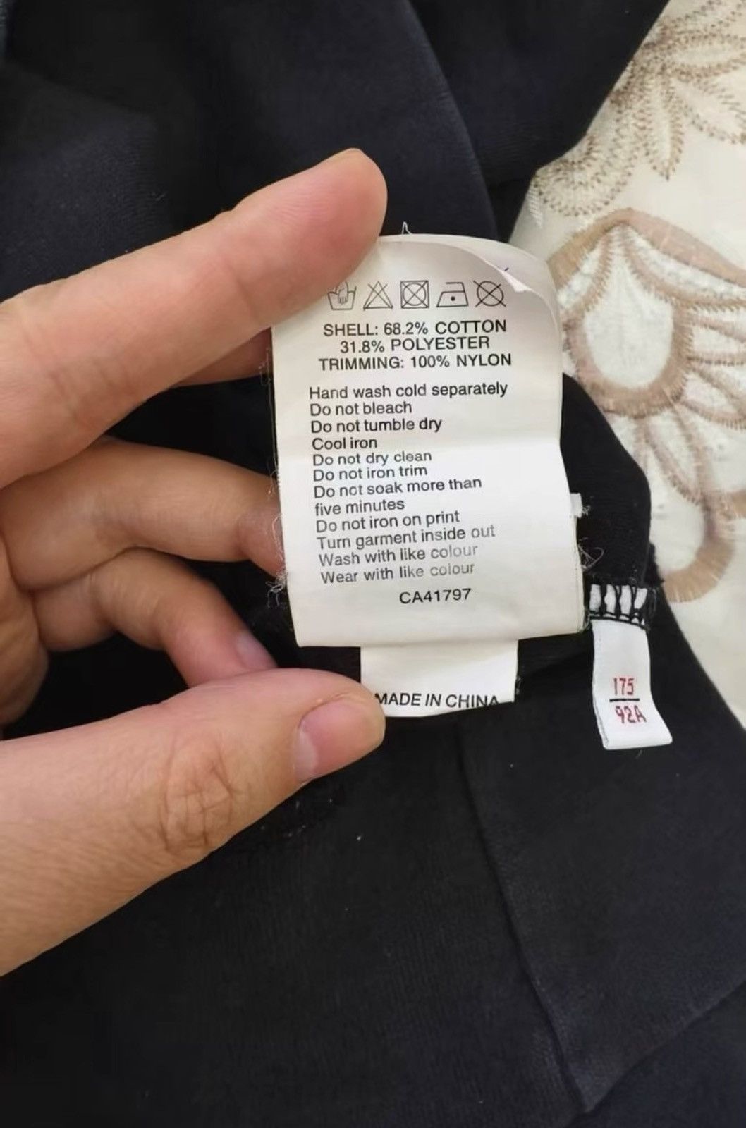 Bape BAPE OG Nigo era black and gray paneled sweatshirt Size US M / EU 48-50 / 2 - 5 Thumbnail
