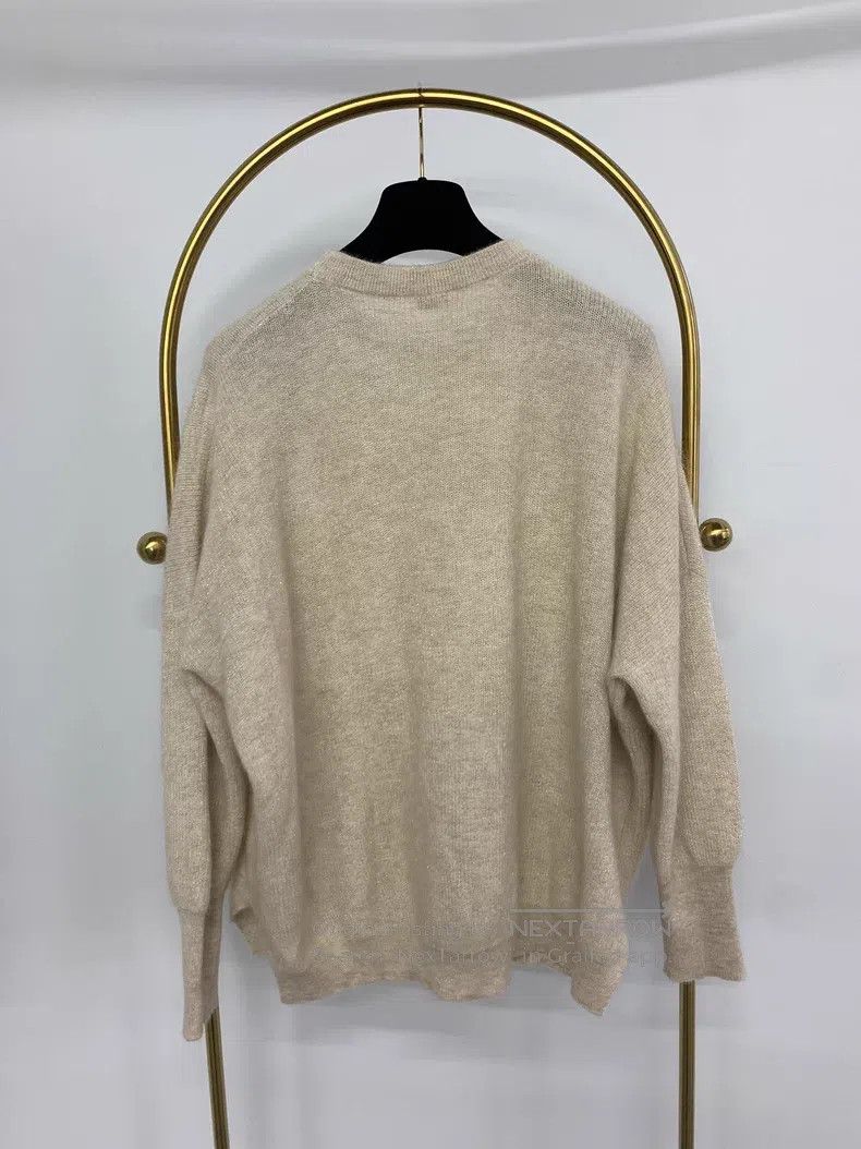 Brunello Cucinelli Brunello Cucinelli Mohair knitted sweater Size S / US 4 / IT 40 - 3 Thumbnail