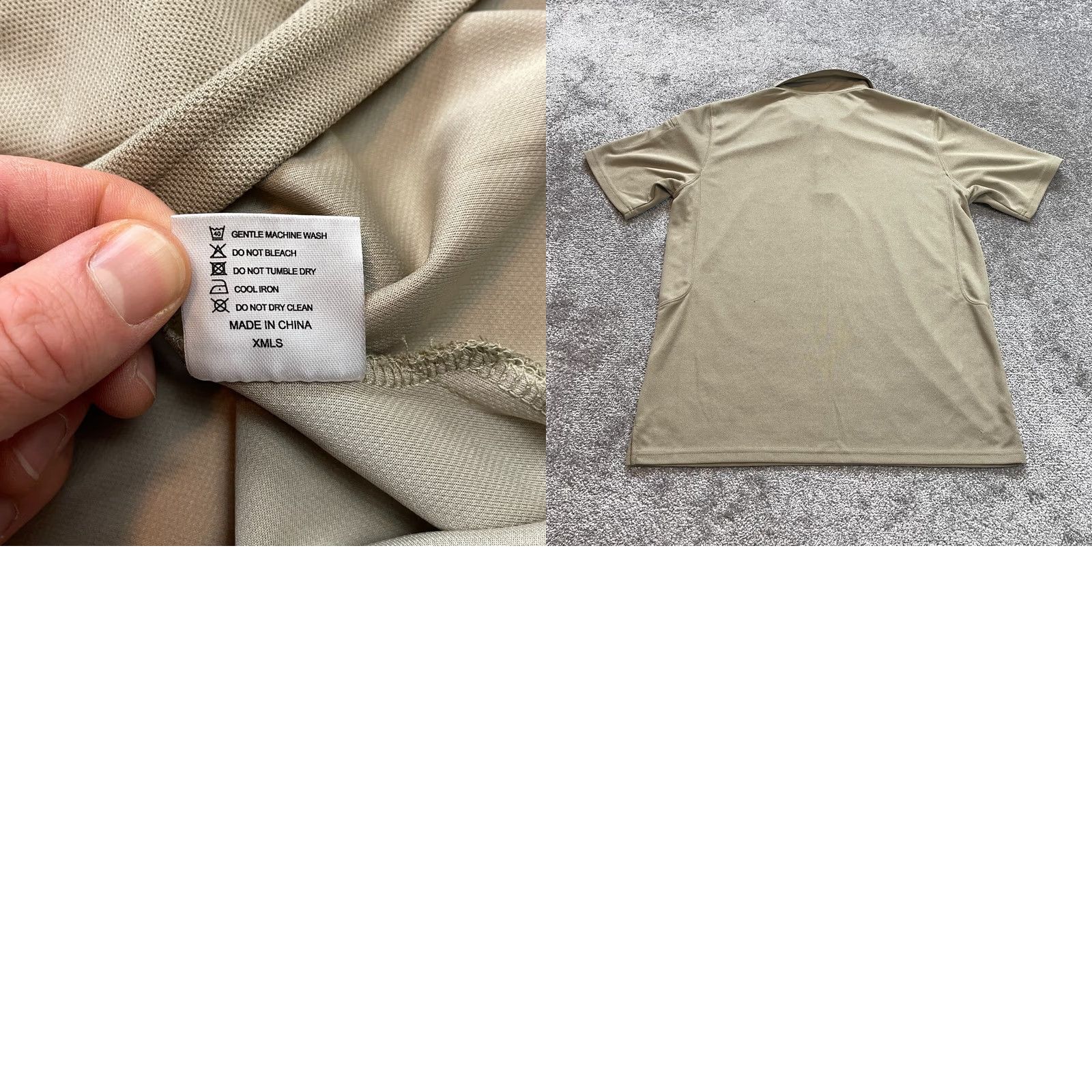 Vintage VINTAGE Unbranded Polo Mens Medium Beige Khaki Tan Collared Golf Rugby Preppy Top Shirt Size US M / EU 48-50 / 2 - 9 Thumbnail