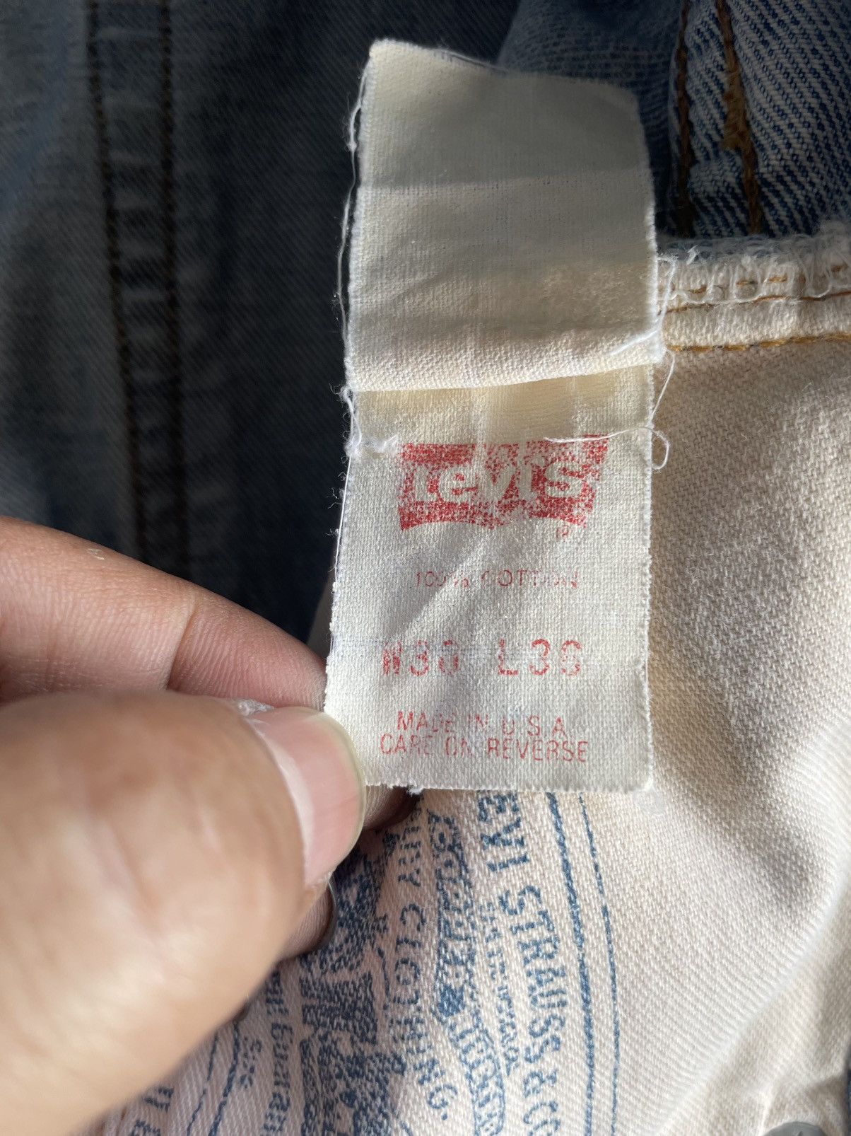 Levi's Vintage 1994 Levis 501 Usa Redline Denim Size US 29 - 22 Thumbnail