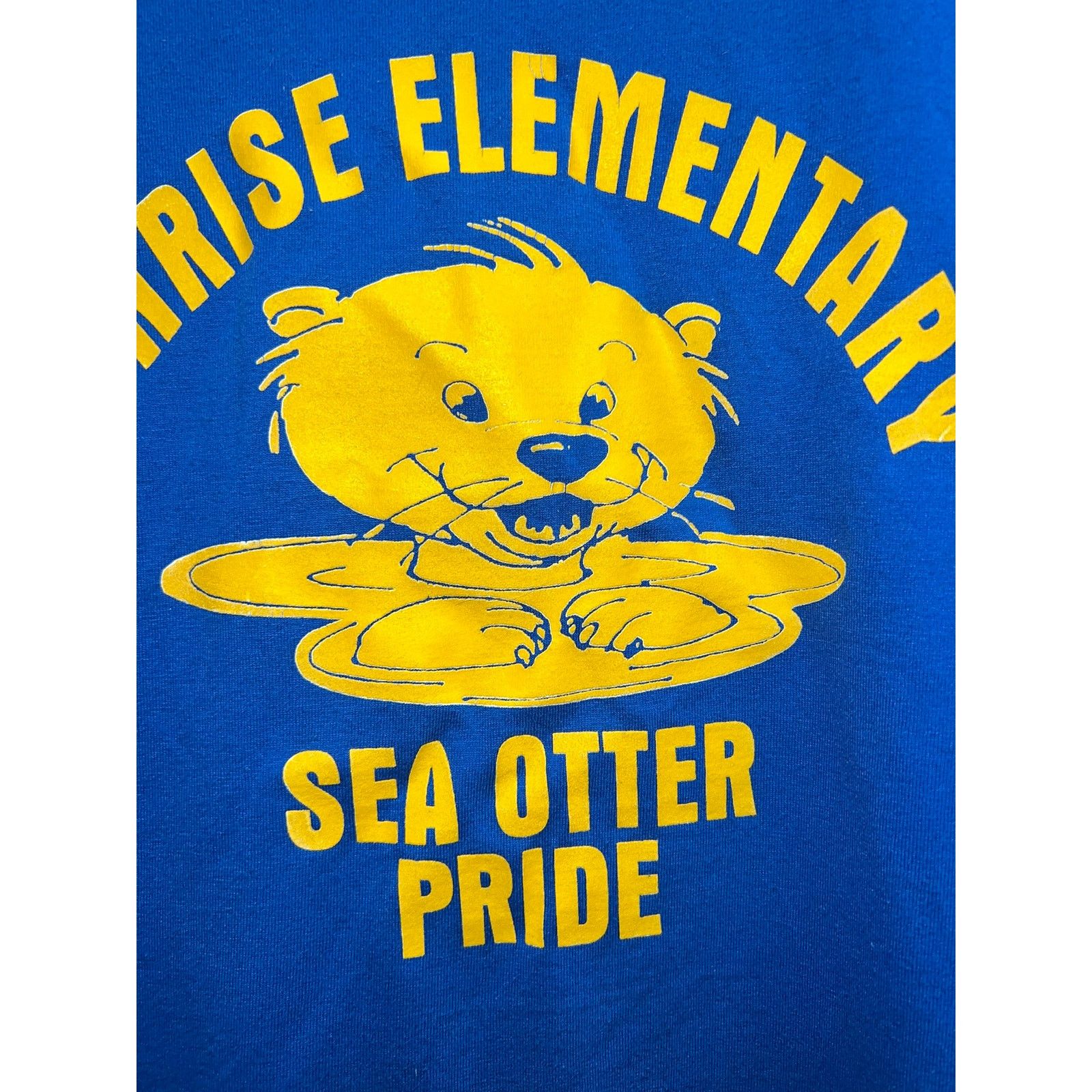 Fruit Of The Loom Vintage Sea Otter Shirt Sunrise Elementary Pride Tee 90s XL Size US XL / EU 56 / 4 - 3 Thumbnail