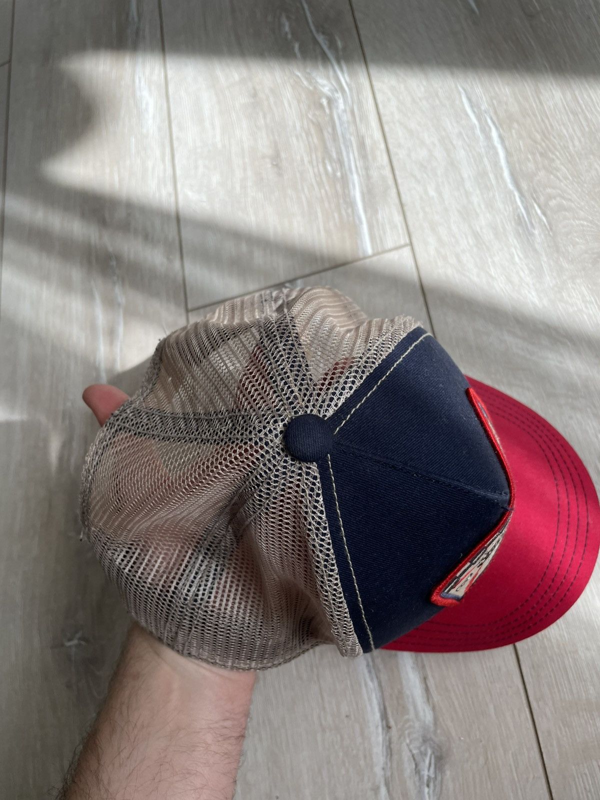 Vintage × Von Dutch Blue and Red Von Dutch Square baseball cap Size ONE SIZE - 6 Thumbnail