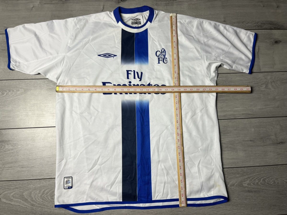 Chelsea Soccer Vintage Chelsea FC 2003/04 Away Retro Football Soccer Jersey Size US XXL / EU 58 / 5 - 7 Thumbnail