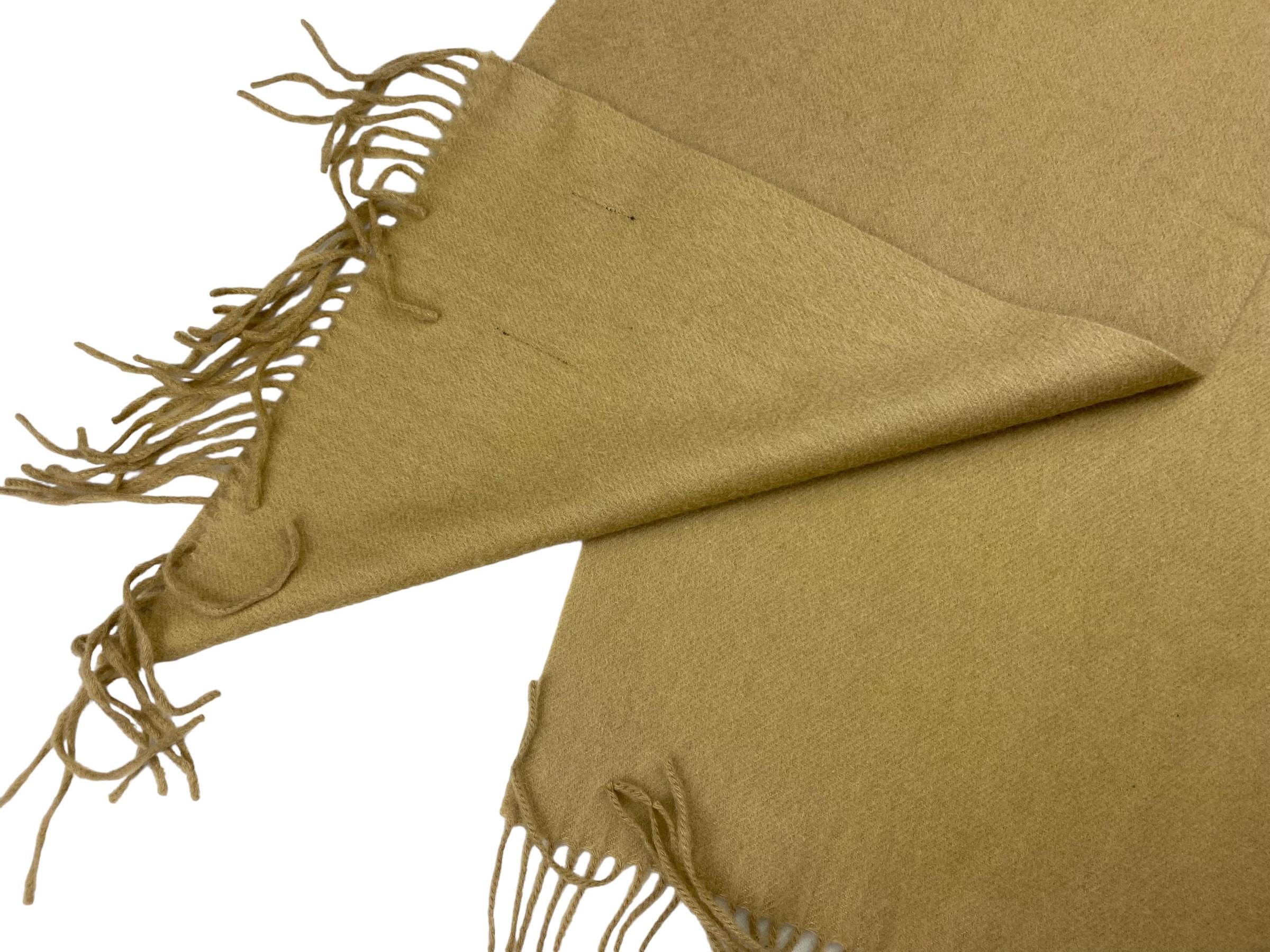 Vintage Vintage Adam & Eve Pure Cashmere Scarf 90s Luxe Soft Rare Size ONE SIZE - 9 Thumbnail