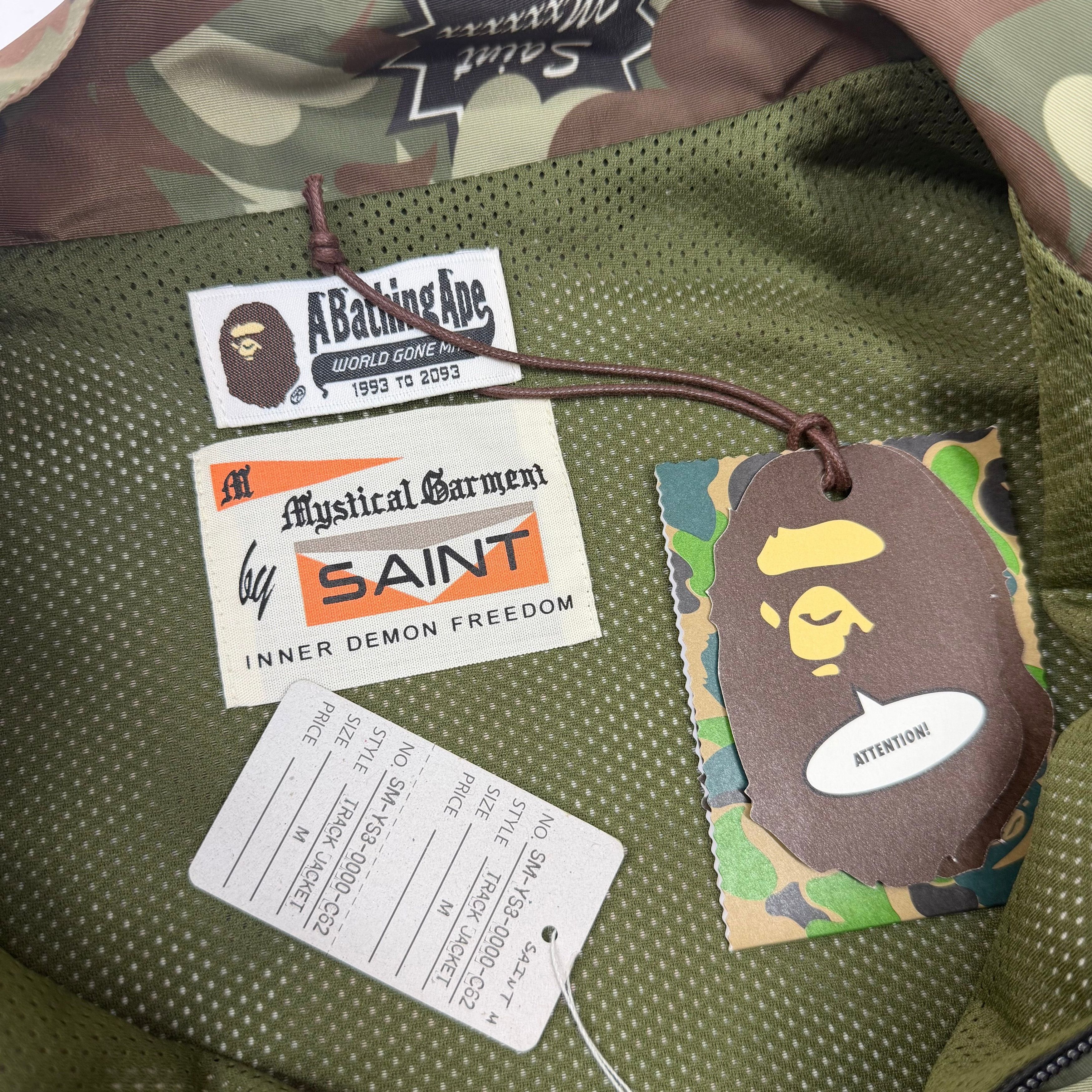 Saint Michael Saint Michael x Bape Camo Track Jacket M Size US M / EU 48-50 / 2 - 5 Thumbnail
