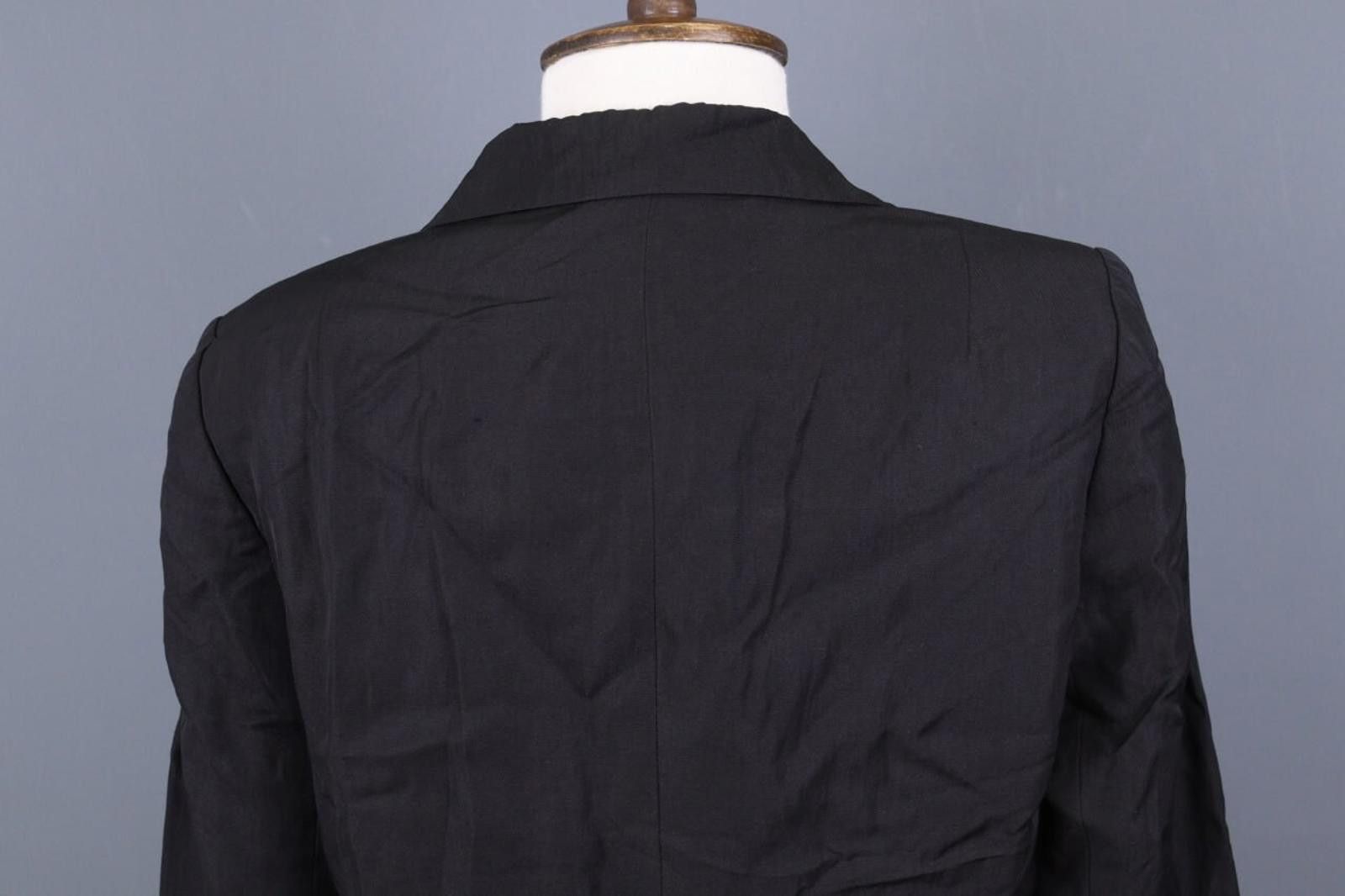 Marimekko MARIMEKKO Ritva Falla Black Cropped Blazer Jacket Size 40+ Size M / US 6-8 / IT 42-44 - 12 Thumbnail