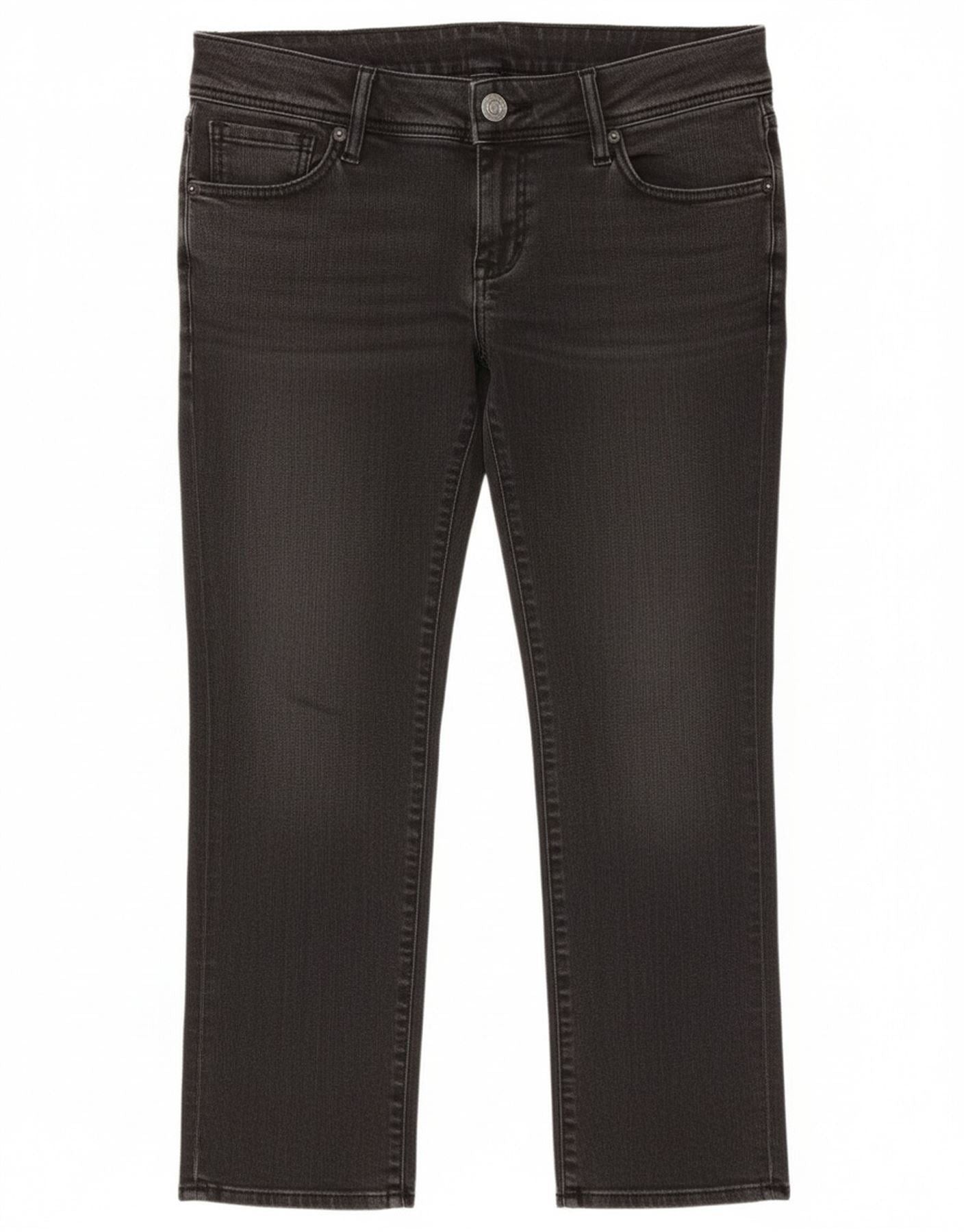 Diesel Womens Matic Stretch Straight Jeans W31 L26 Black Cotton Size 42" / US 20 - 1 Thumbnail