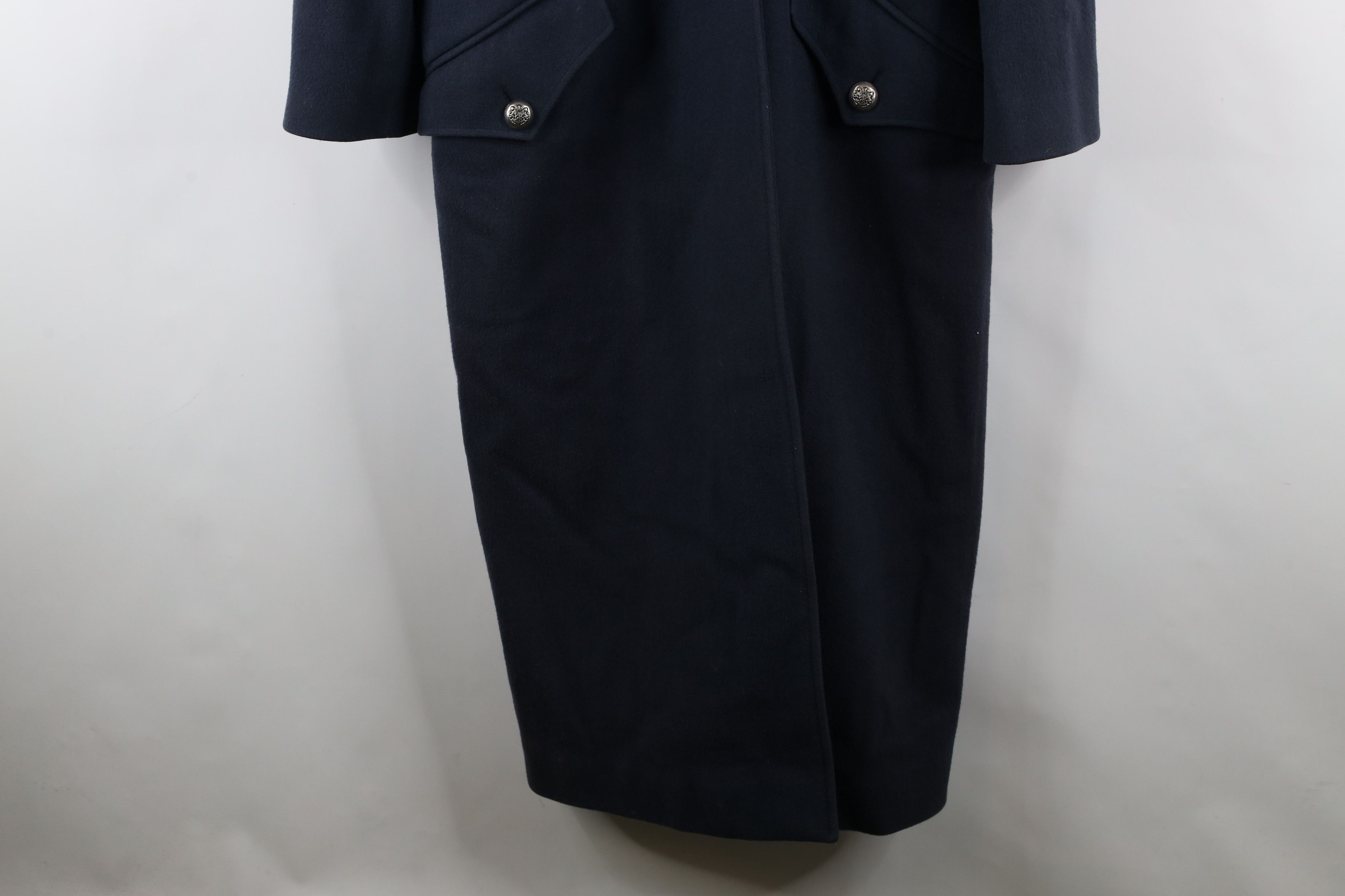 Vintage Vintage 90s Streetwear Military Style Wool Trench Coat USA Size XL / US 12-14 / IT 48-50 - 4 Thumbnail