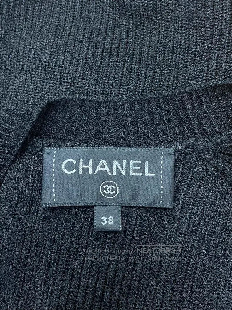 Chanel Chanel Black knitted dress Size XS / US 0-2 / IT 36-38 - 4 Thumbnail