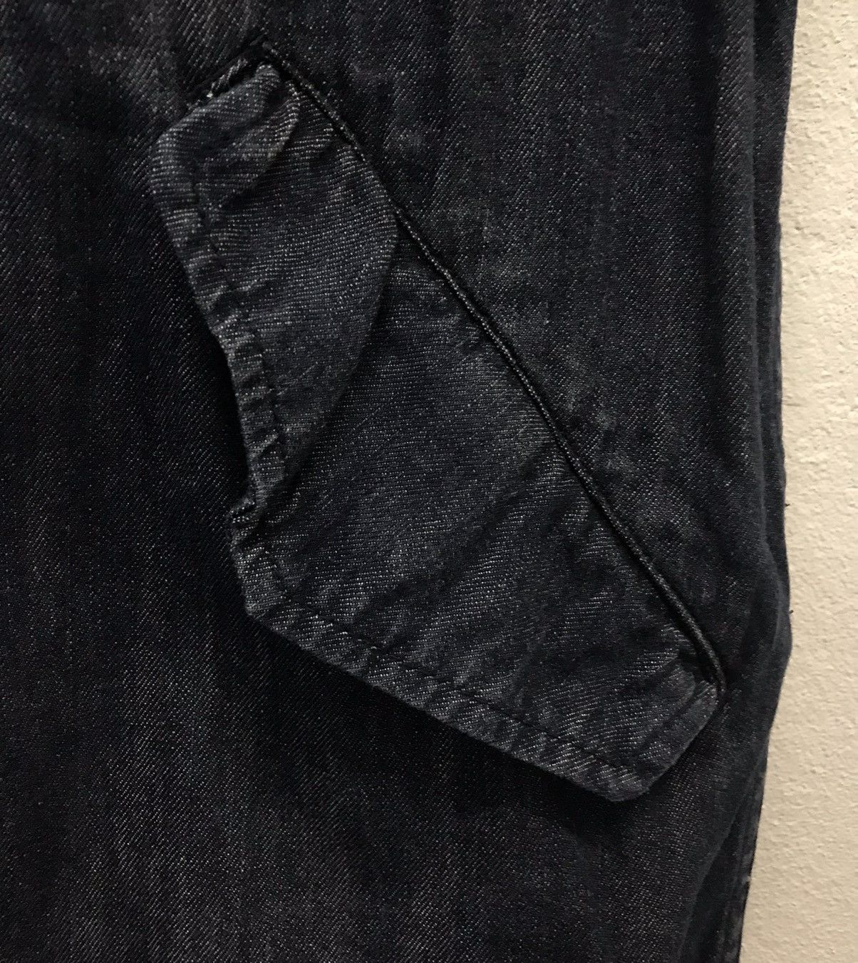Japanese Brand × Vintage Vintage Back Number Est 1980 Long Denim Jacket HOODIE Size US M / EU 48-50 / 2 - 6 Thumbnail