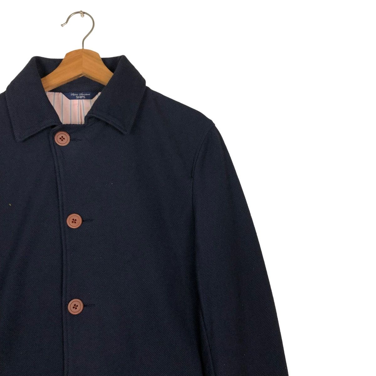 Japanese Brand 🔥VINTAGE CHORE JACKET BUTTON STRIPED LINING SHIPS JAPAN Size US XL / EU 56 / 4 - 6 Thumbnail