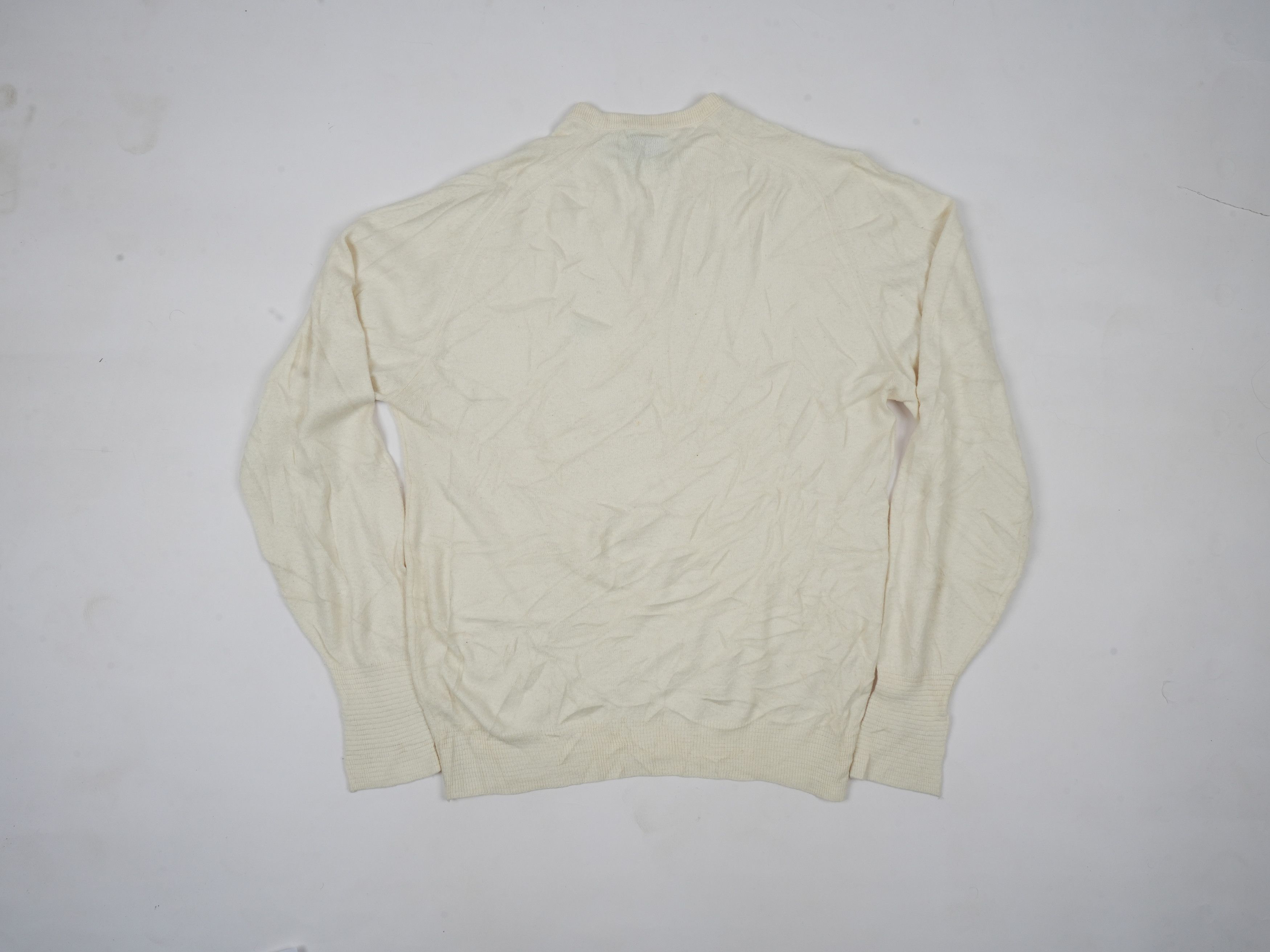 Lacoste Vintage Izod Lacoste V Neck Sweater Jumper Size US L / EU 52-54 / 3 - 2 Thumbnail