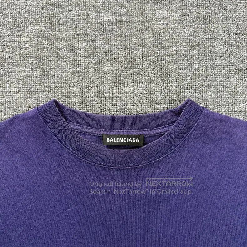 Balenciaga Balenciaga Purple Coke Short Sleeve T-shirt. Size US XS / EU 42 / 0 - 3 Thumbnail
