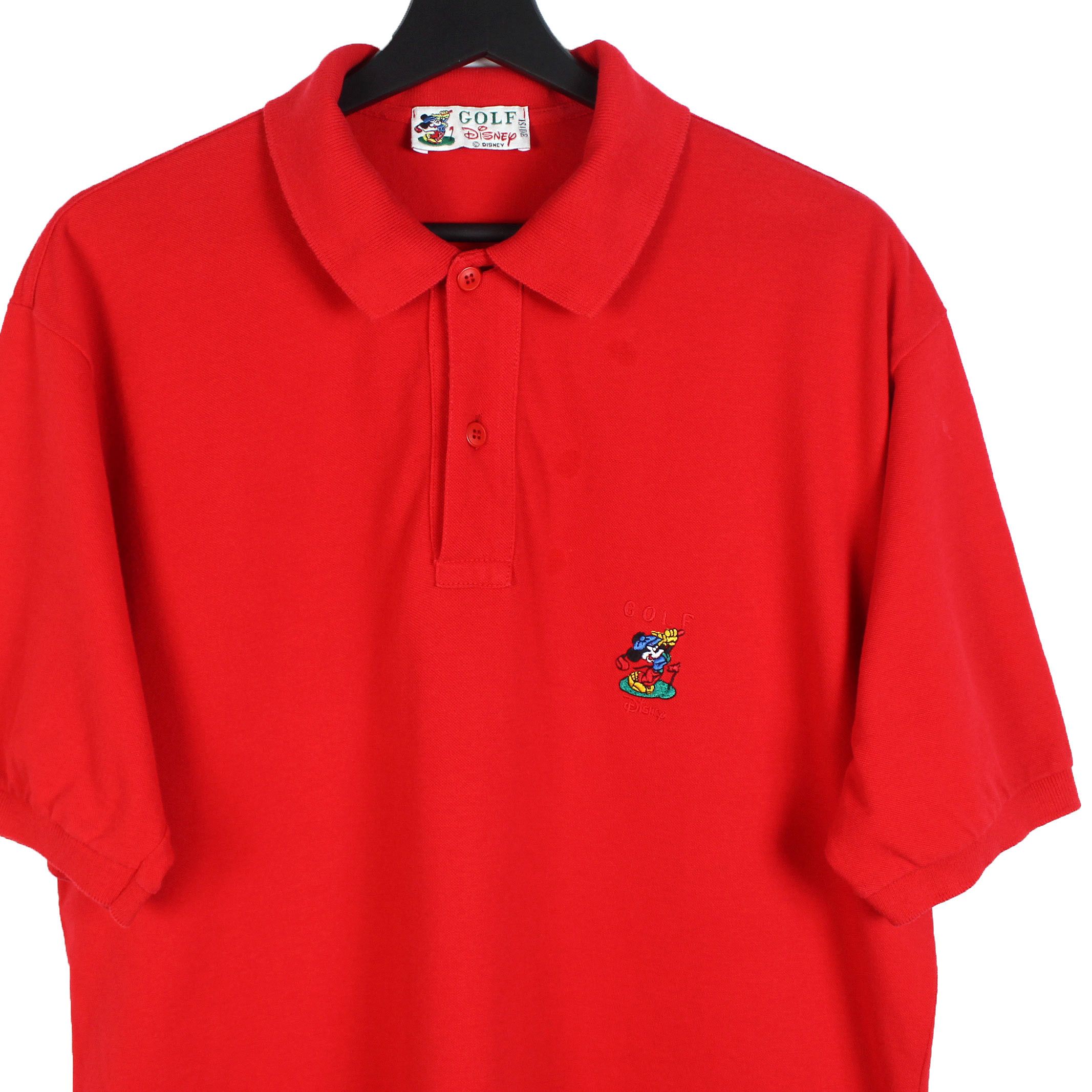 Disney 90s vintage Disney Golf polo t-shirt tshirt Mickey Mouse OG Size US XL / EU 56 / 4 - 3 Thumbnail