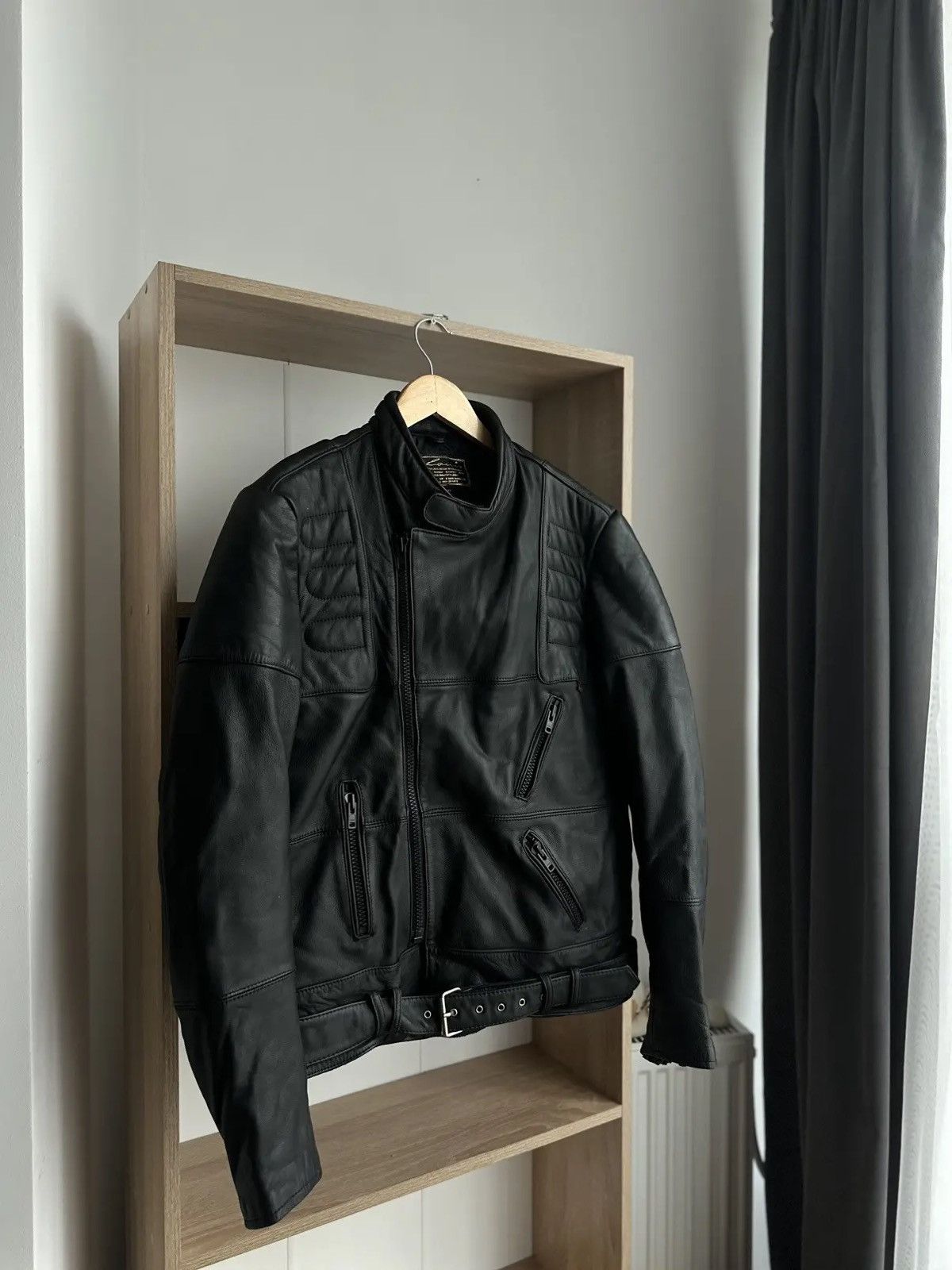 Louis W. × Lui's × Vintage Vintage LOUIS Black International Biker Motorcycle Jacket Size US M / EU 48-50 / 2 - 21 Thumbnail