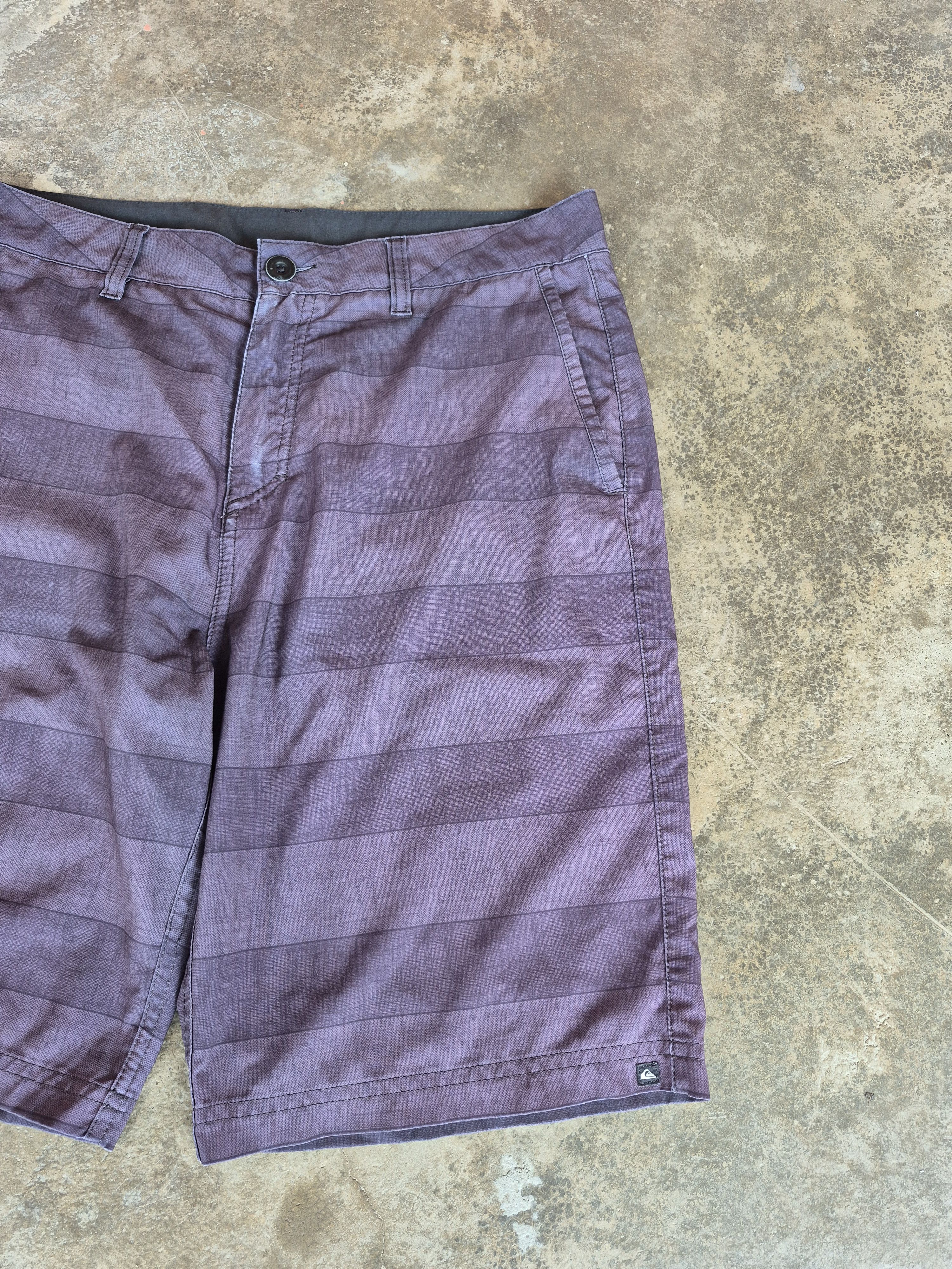 Quiksilver 🔥 Quiksilver Stripes Beach Shorts Surf Skate Size US 34 / EU 50 - 3 Thumbnail