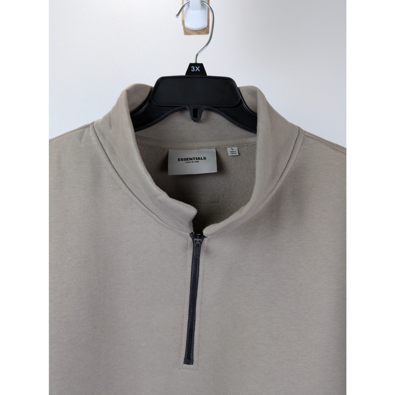 Essentials o1rshd1 Half Zipper Sweatshirt in Beige Size US L / EU 52-54 / 3 - 7 Thumbnail