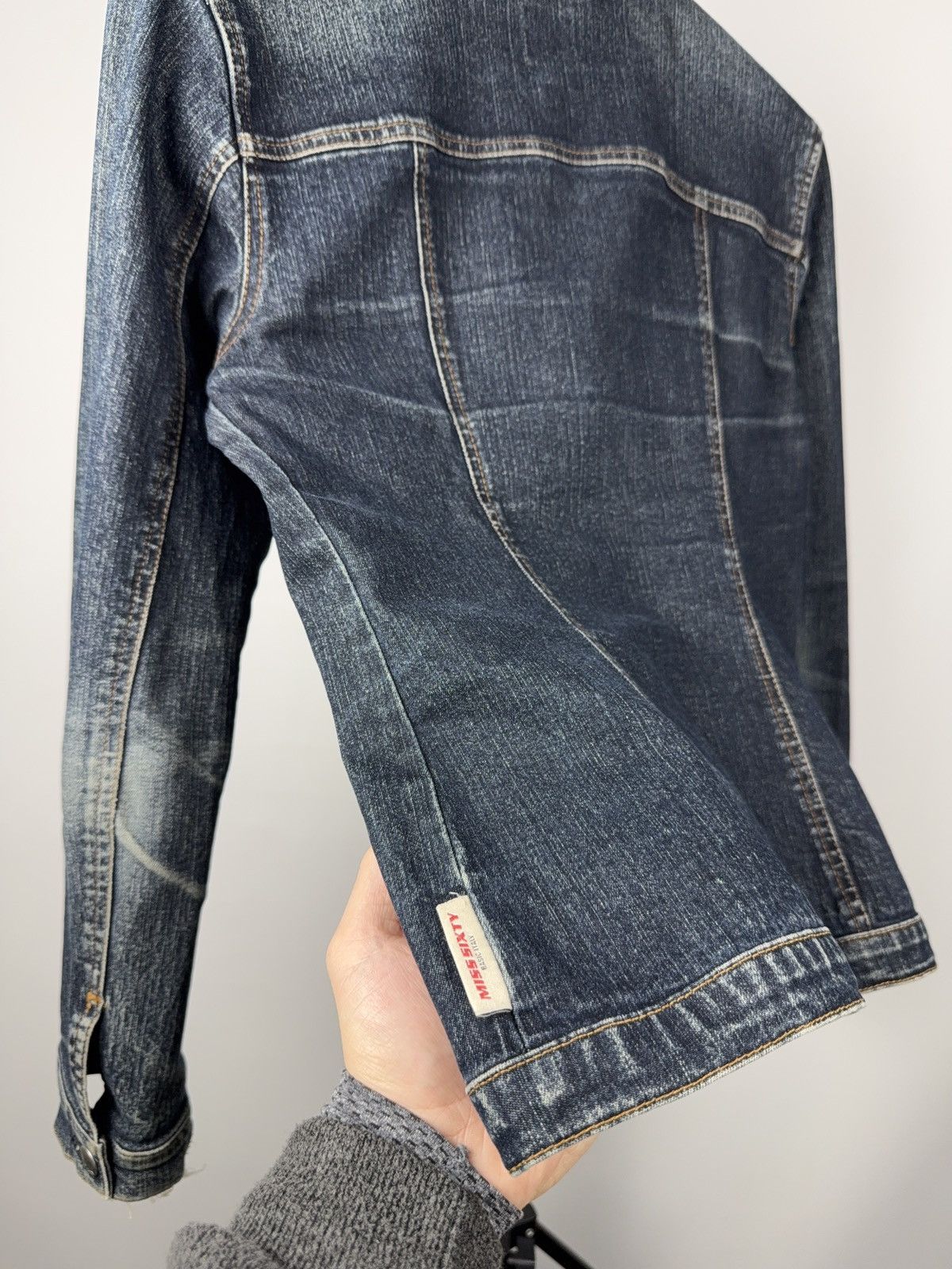 Miss Sixty Vintage 90s retro y2k Miss Sixty Western Italy denim jacket Size M / US 6-8 / IT 42-44 - 13 Thumbnail