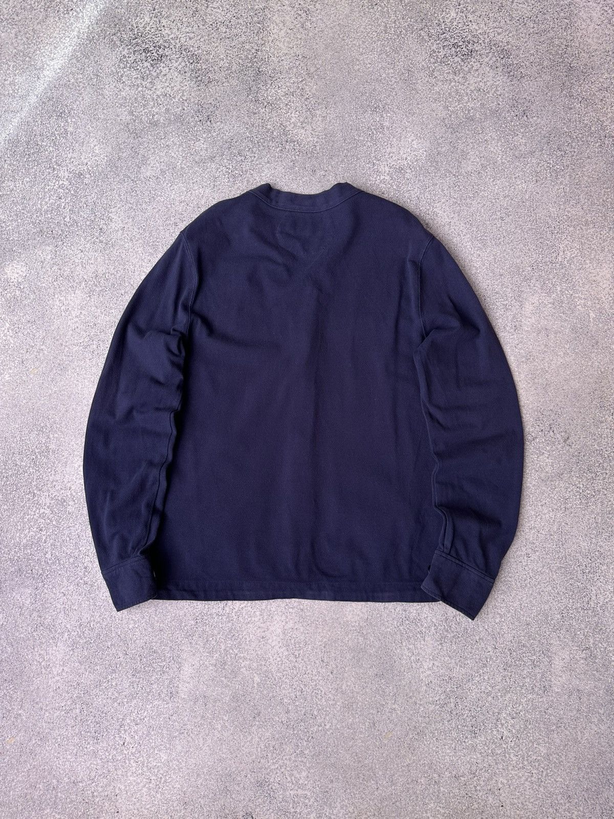 Polo Ralph Lauren Vintage Polo Ralph Lauren Woman Washed Navy Cardigan Sweater Size M / US 6-8 / IT 42-44 - 9 Thumbnail