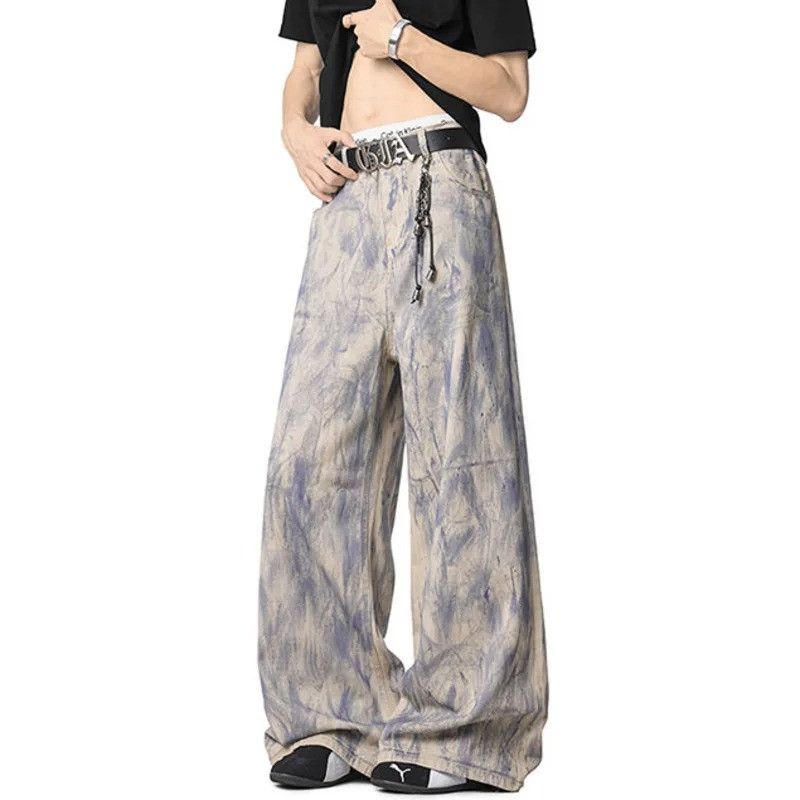 Jean Splash-ink Graffiti Jeans Size US 32 / EU 48 - 4 Thumbnail