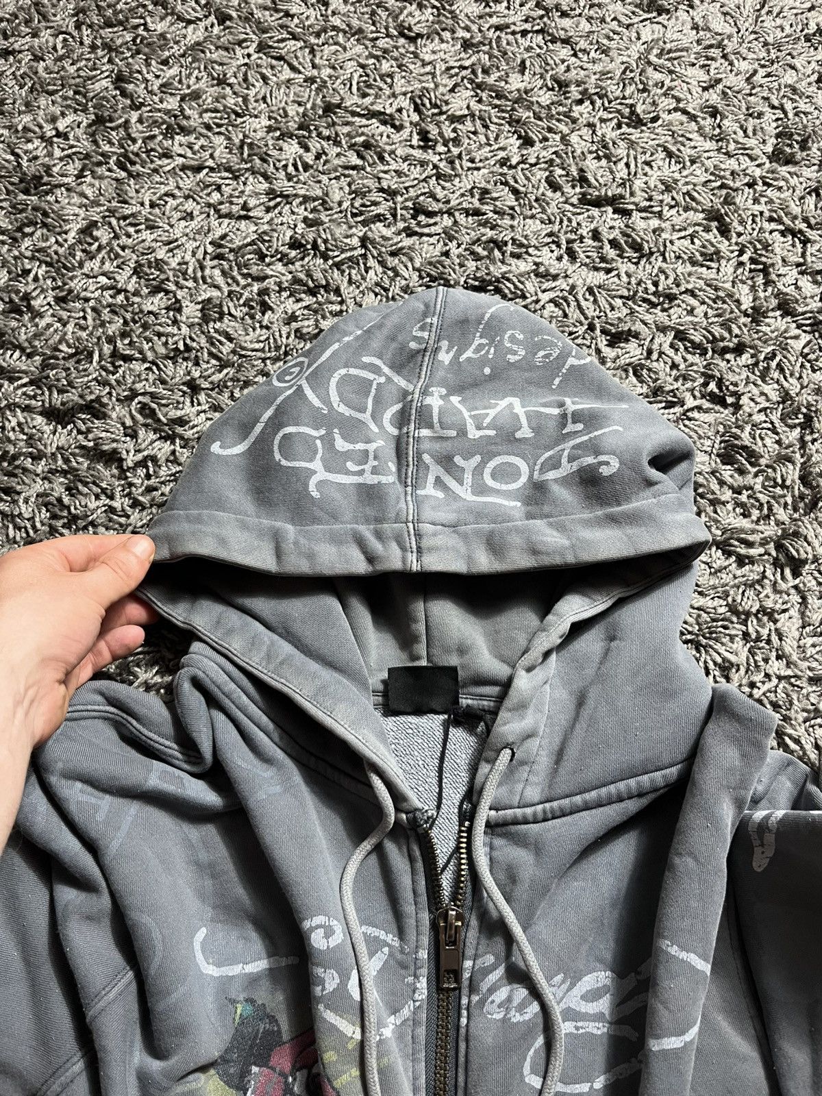 Christian Audigier Ed Hardy x Urban Outfitters Zip Hoodie Oversized Y2K Size US M / EU 48-50 / 2 - 3 Thumbnail