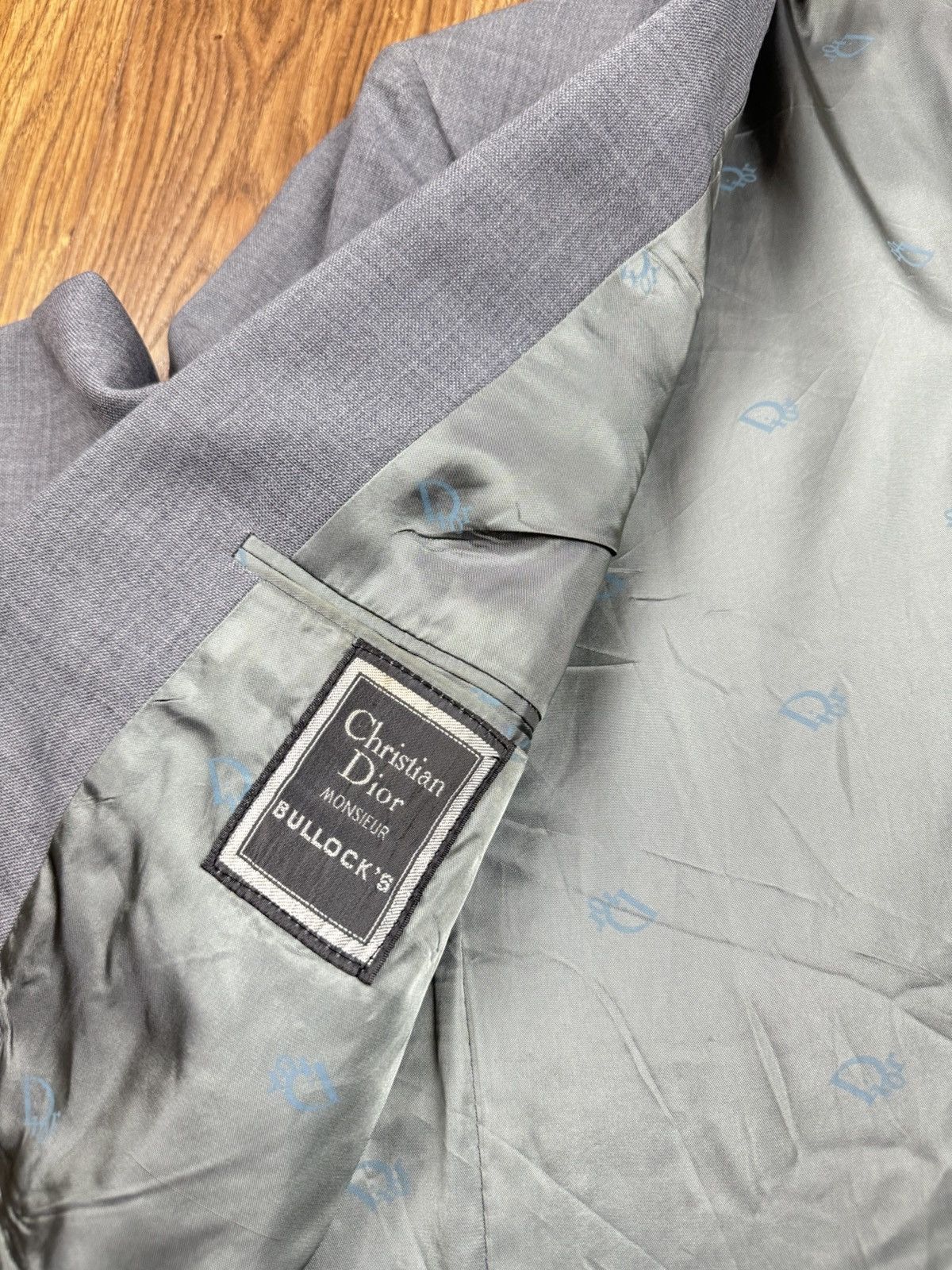 Christian Dior Monsieur Vintage wool blazer Christian Dior original luxury item Size 40R - 3 Thumbnail