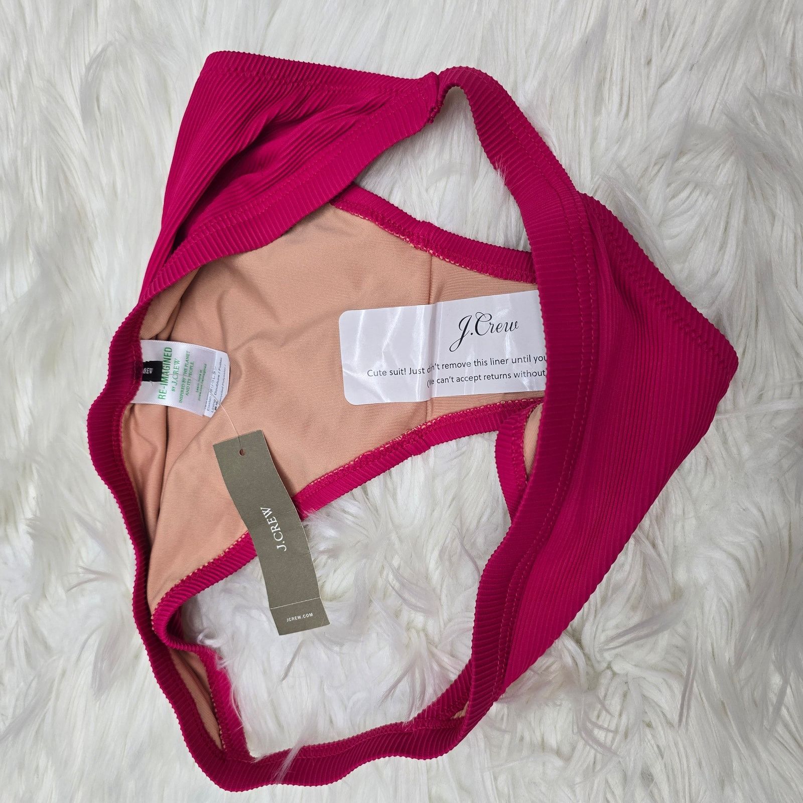 J.Crew J. Crew Ribbed-trim hipster full-coverage bikini bottom S Size ONE SIZE - 10 Thumbnail