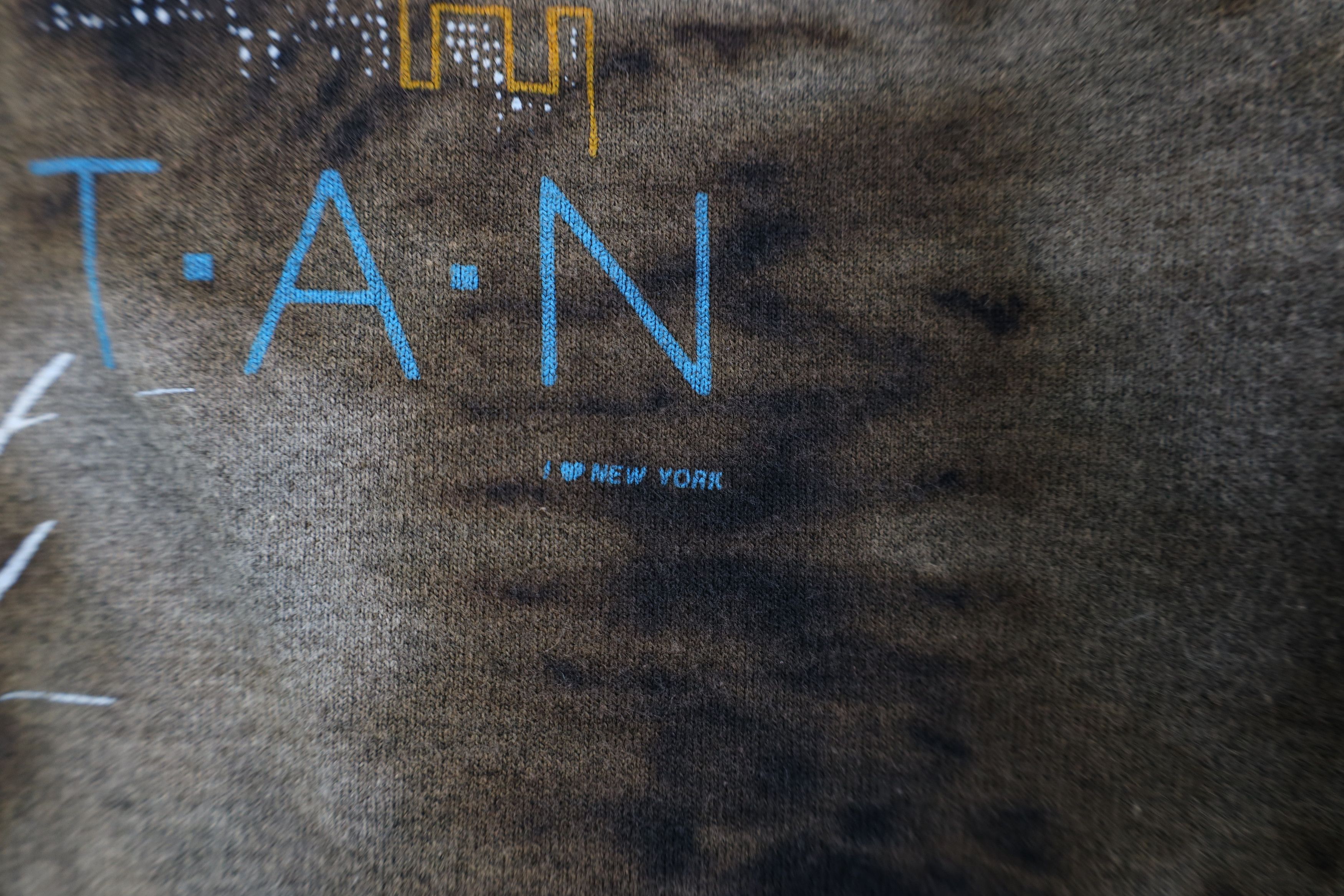 Vintage Vintage 80s Wash Manhattan New York Crewneck Sweatshirt USA Size L / US 10 / IT 46 - 7 Thumbnail