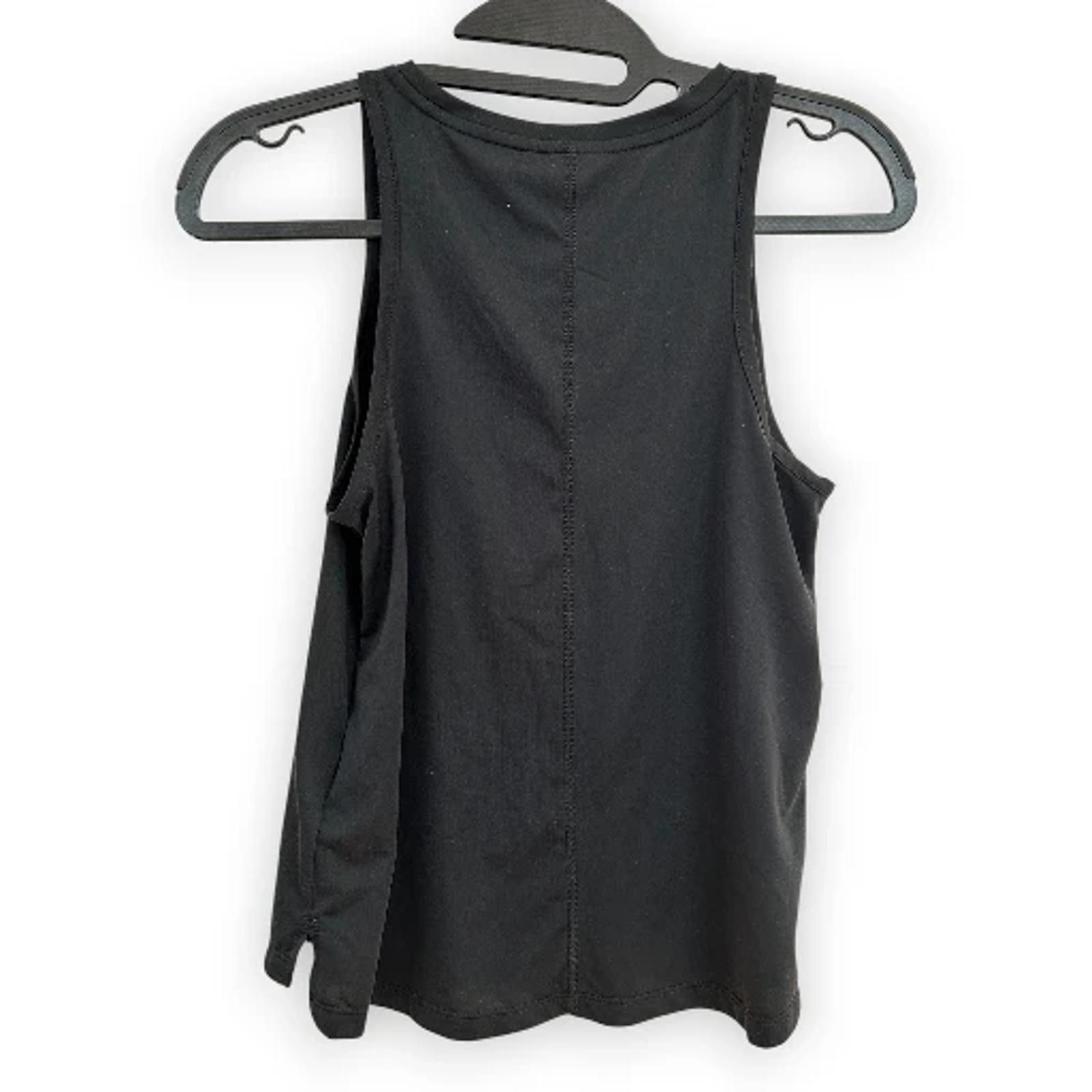 Nike Nike Girls Dri-Fit Black Standard Fit Sports Vest (G25) Size ONE SIZE - 2 Thumbnail