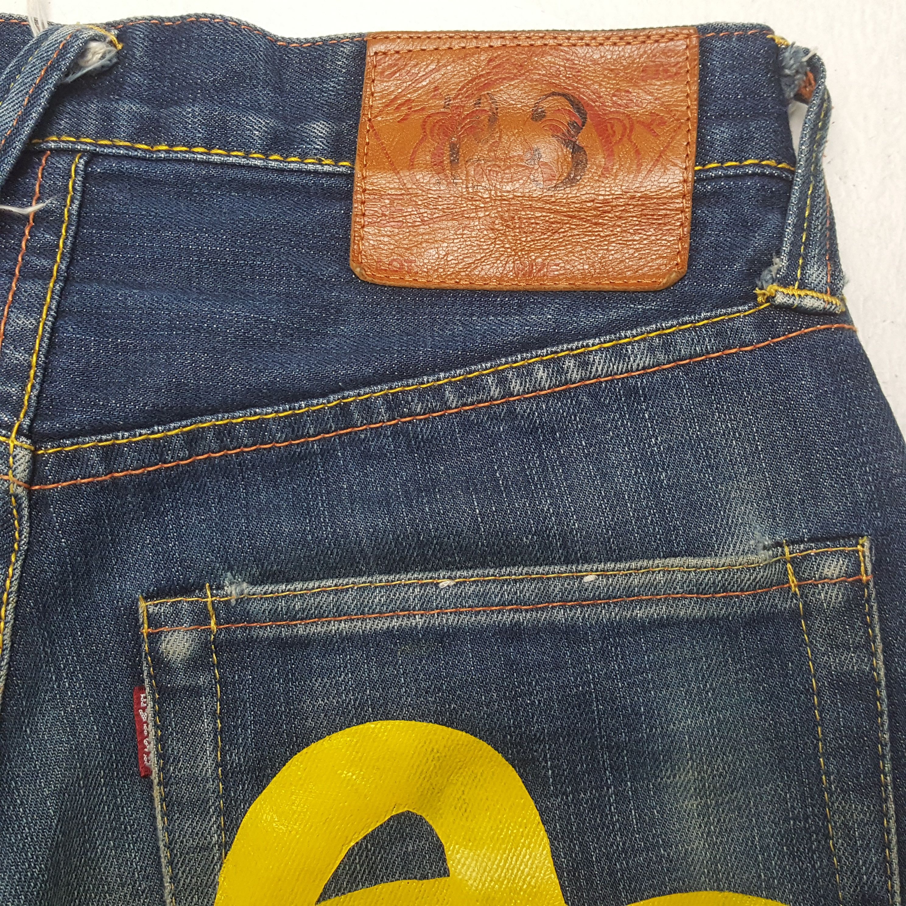 Evisu × Japanese Brand × Vintage Vintage EVISU Japanese Brand Daicock Custom Style Jeans Size US 28 / EU 44 - 7 Thumbnail