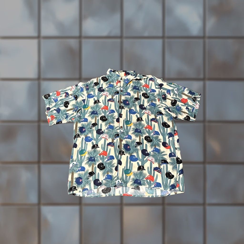 Reyn Spooner Reyn Spooner MLB Spring Training Hawaiian Shirt Large Adult Multicolor Button-Up with Floral Print Size US L / EU 52-54 / 3 - 1 Thumbnail