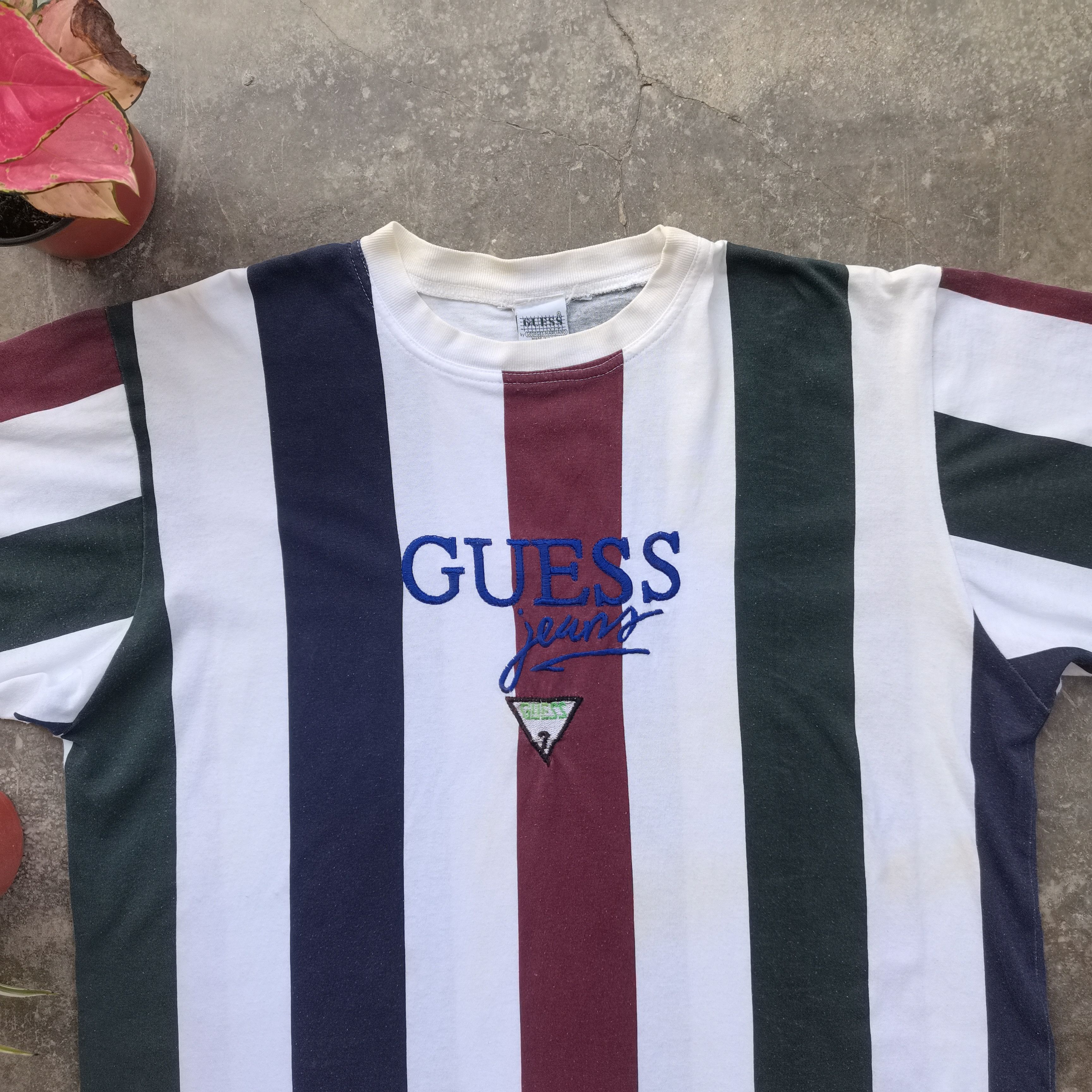Georges Marciano × Guess Vintage 90s GUESS USA X GEORGE MARCIANO Big Size Tee Size US XL / EU 56 / 4 - 3 Thumbnail