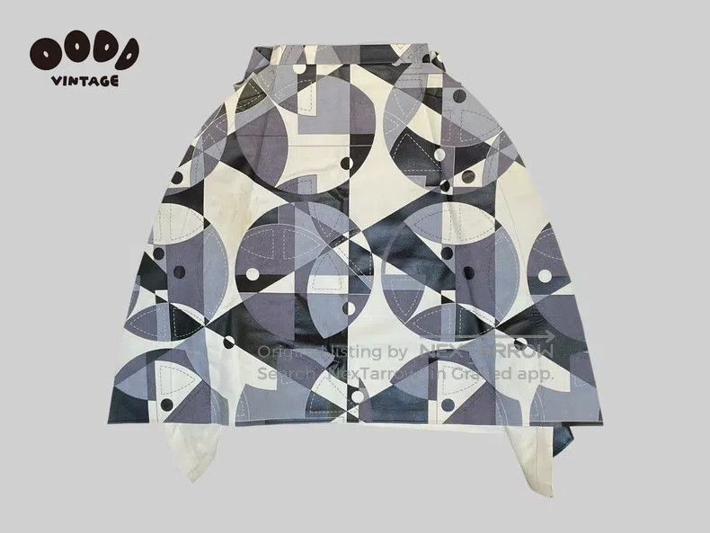 Junya Watanabe Junya Watanabe size S Geometric silhouette leather patchwo Size 23" - 4 Thumbnail