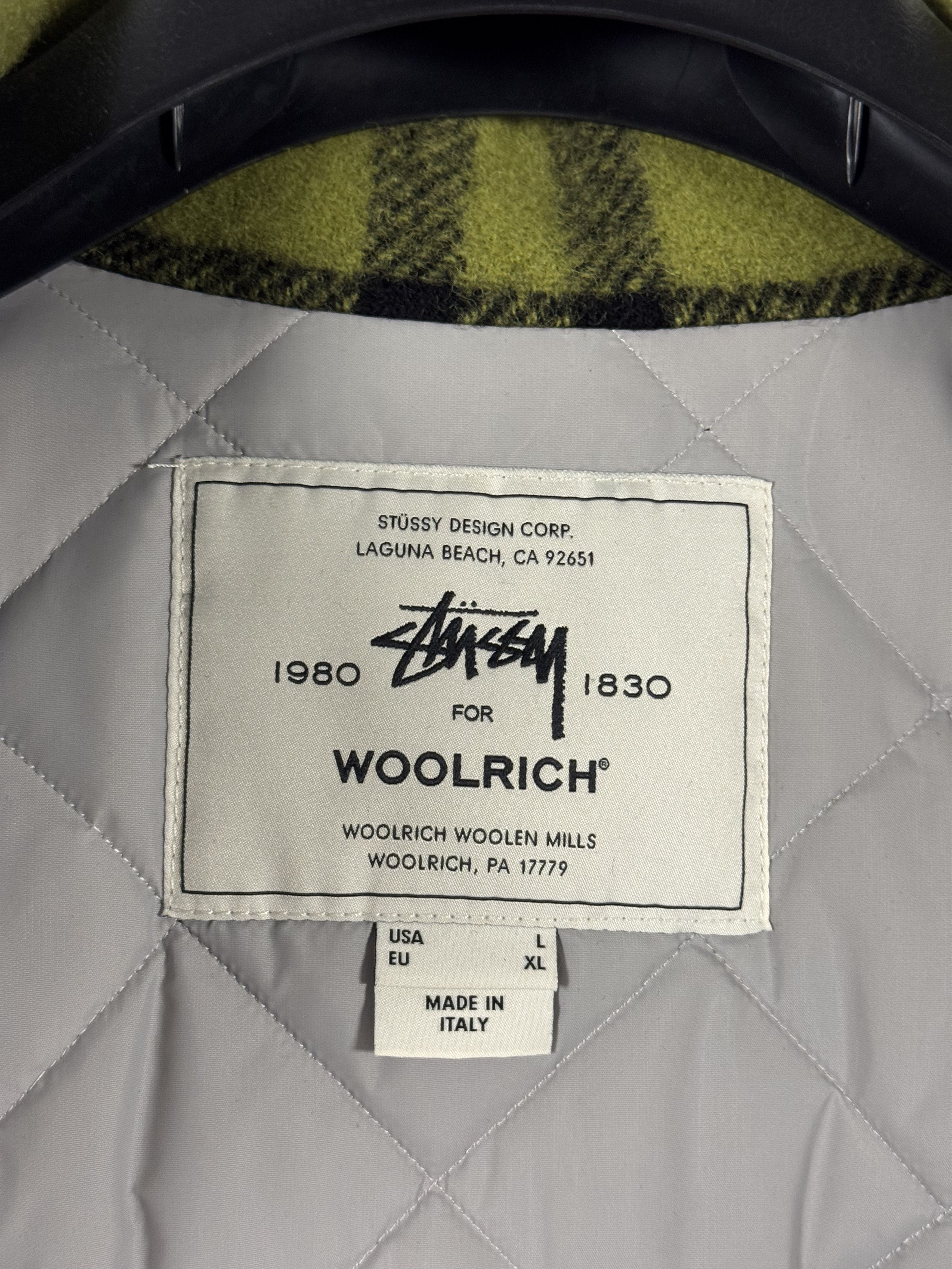 Stussy Stussy x Woolrich Heavyweight Plaid Work Shirt Green Large Size US L / EU 52-54 / 3 - 5 Thumbnail
