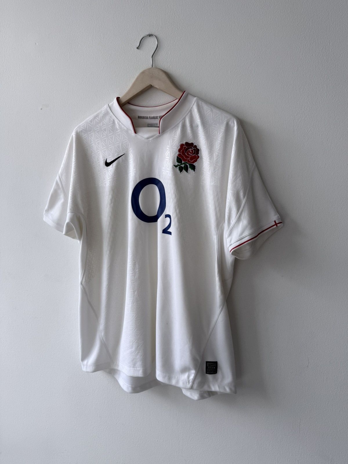 Nike Nike England Rugby Home Jersey 2009-2010 White Vintage Size US L / EU 52-54 / 3 - 2 Thumbnail