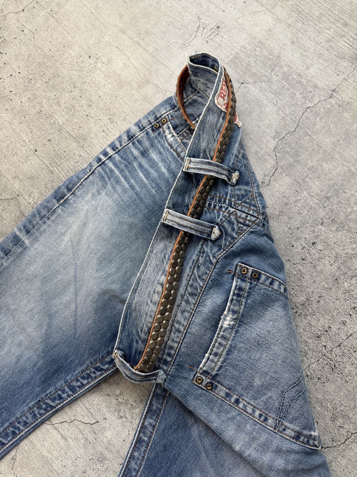 Japanese Brand Vintage BB Style Crystal Y2K Belt Retro 90s Size ONE SIZE - 3 Thumbnail