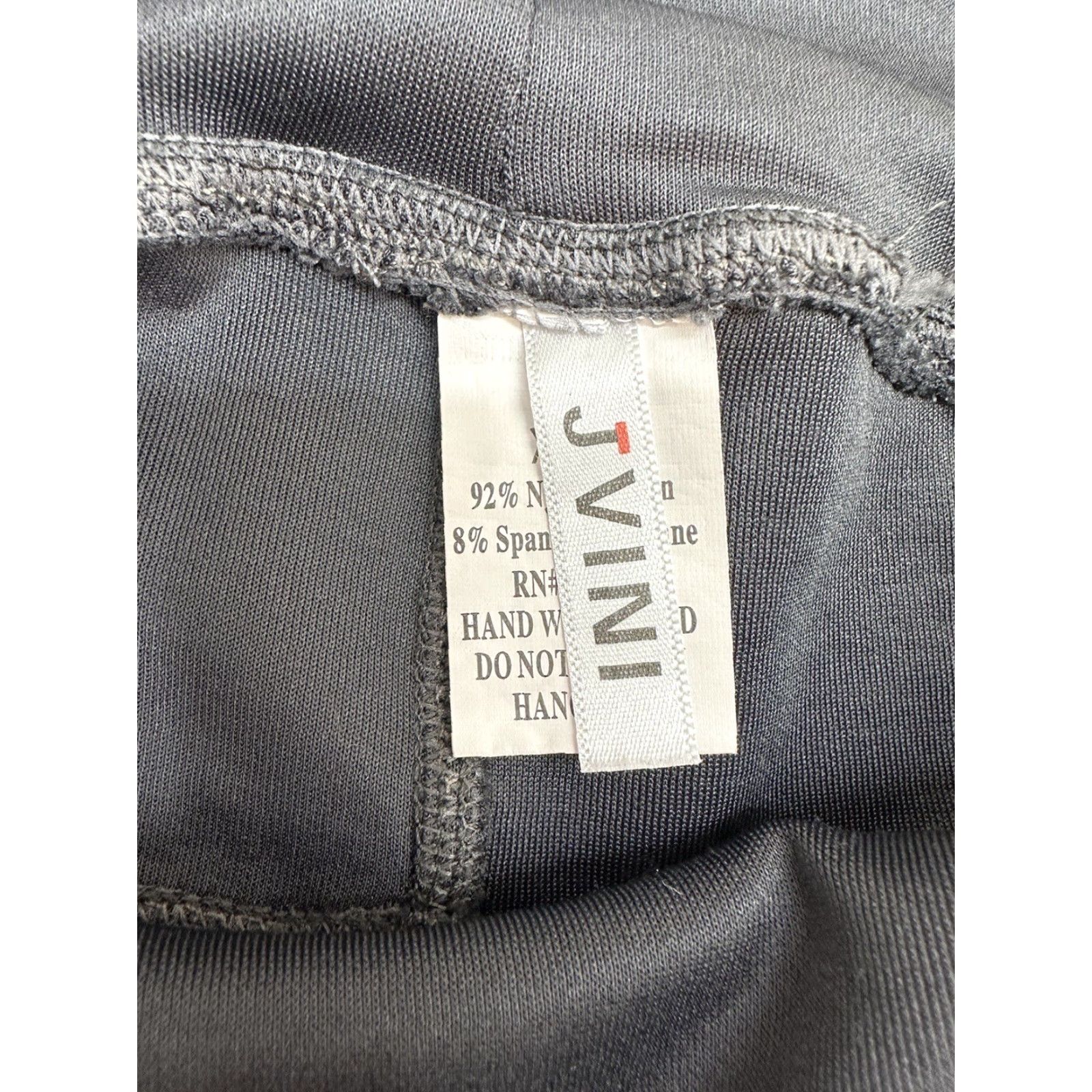 Vintage Womens JVINI Leggings Size Small Medium Gray Camo Pockets Activewear Size 28" / US 6 / IT 42 - 3 Thumbnail