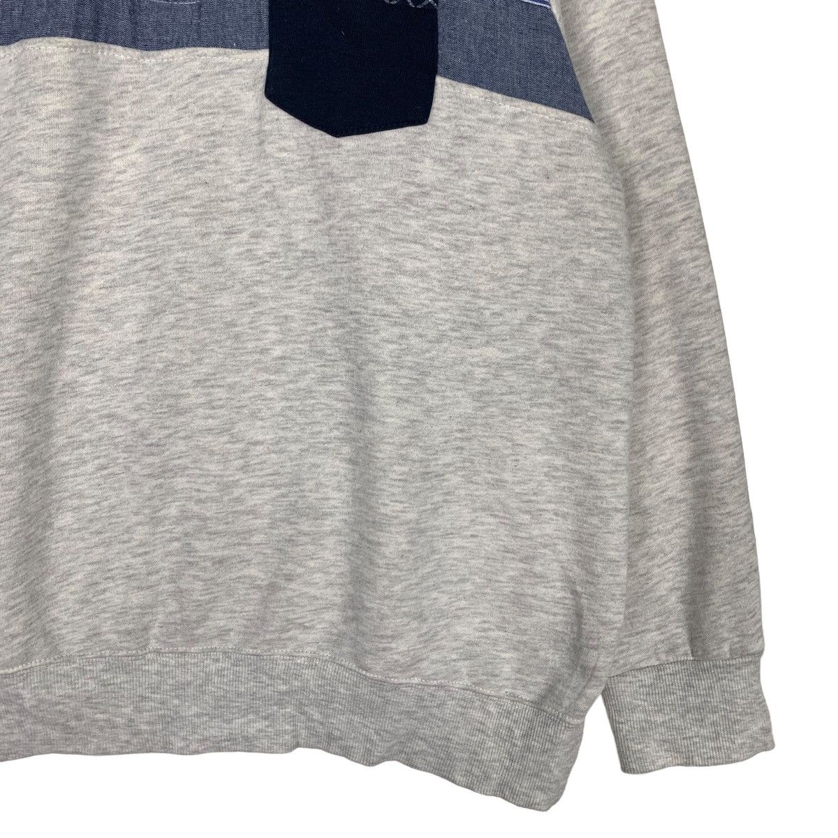 Japanese Brand BALL Half Zip Turtle Neck Colorblock Sweatshirts #0744-C34 Size US L / EU 52-54 / 3 - 4 Thumbnail