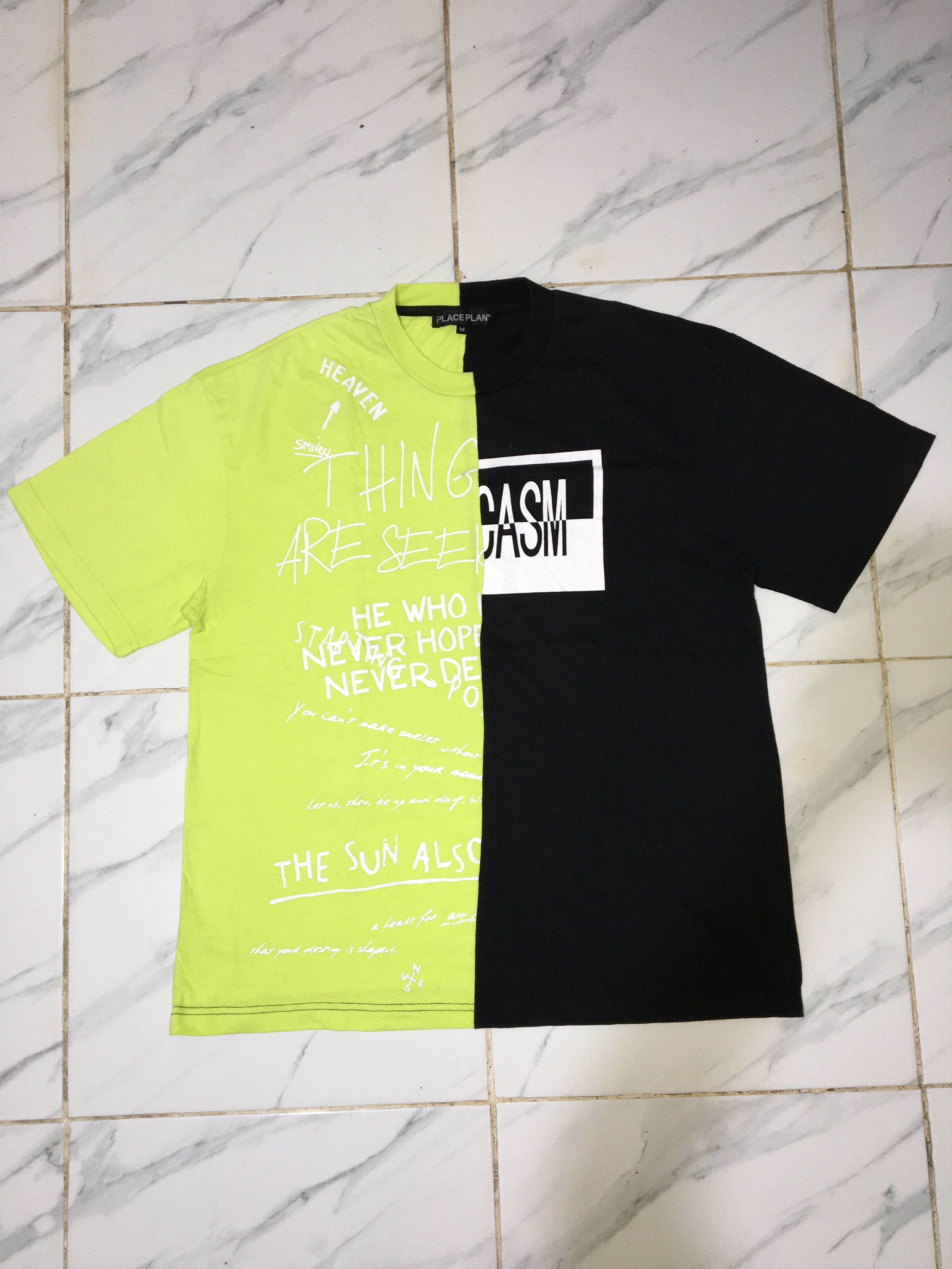 Japanese Brand PLACE PLAN TSHIRT Size US M / EU 48-50 / 2 - 1 Thumbnail
