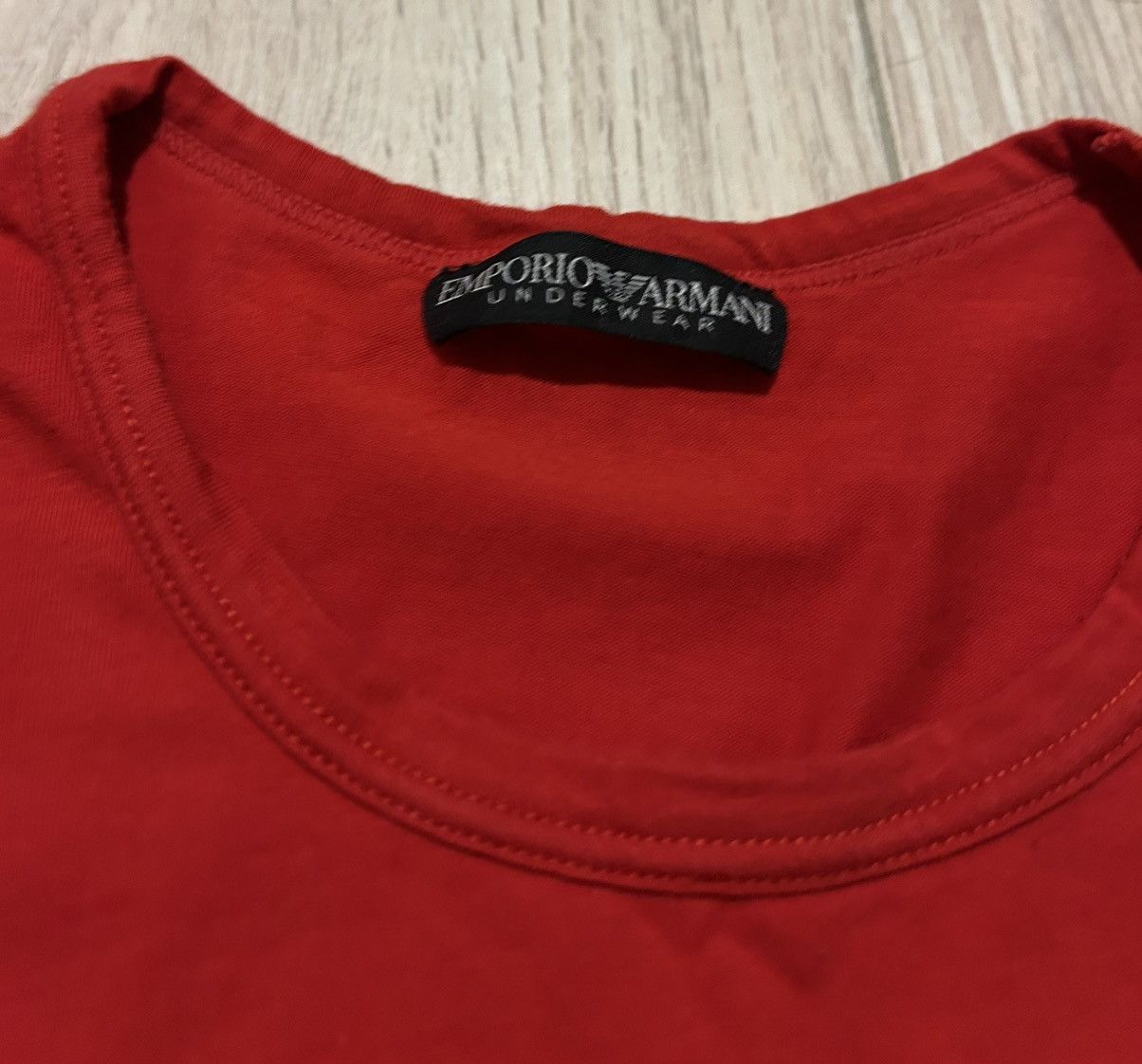 Giorgio Armani Emporio Armani Underwear basic red tee Size M / US 6-8 / IT 42-44 - 4 Thumbnail