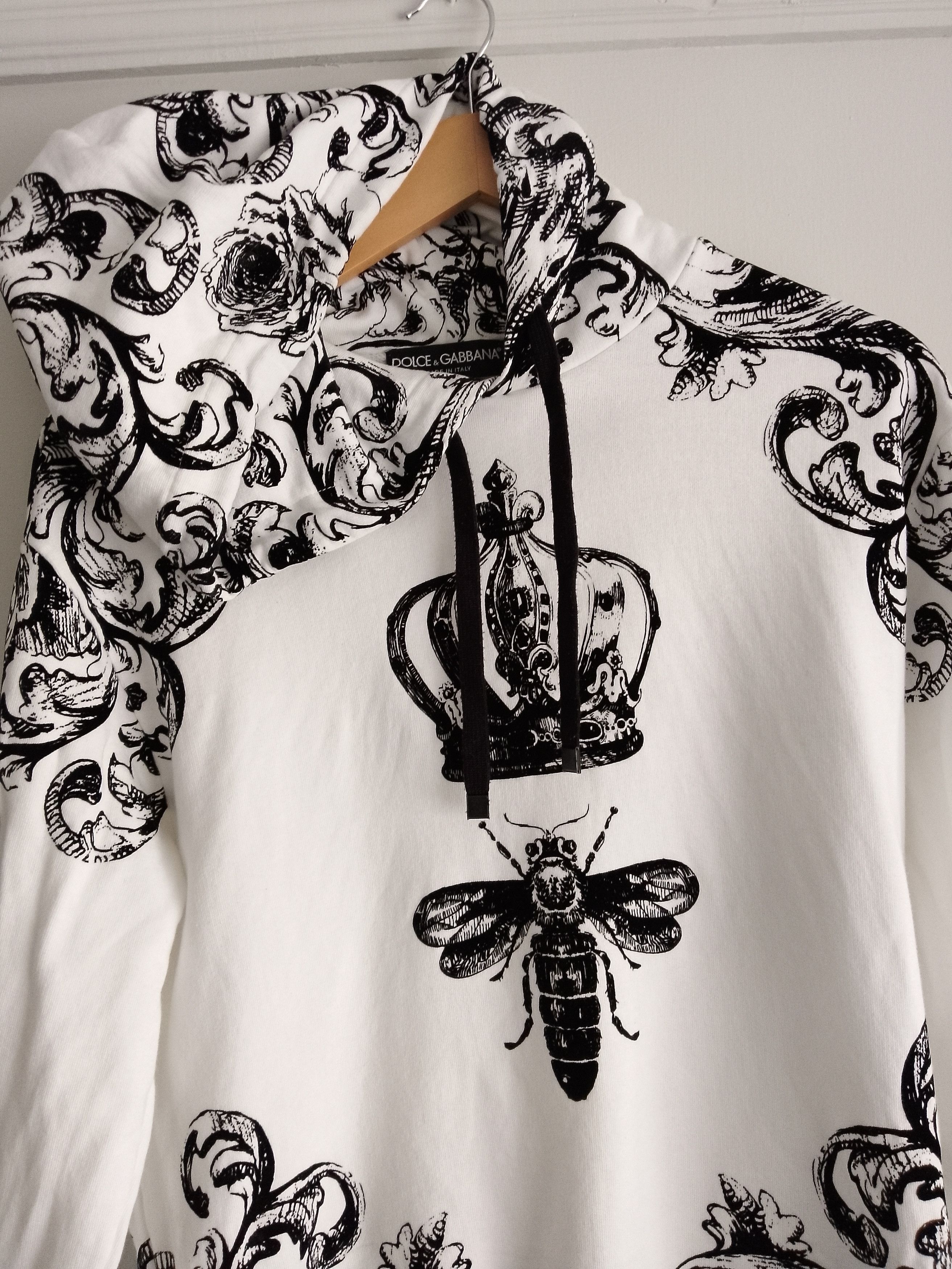 Dolce & Gabbana Dolce and Gabbana crown bee hoodie Size US S / EU 44-46 / 1 - 10 Thumbnail