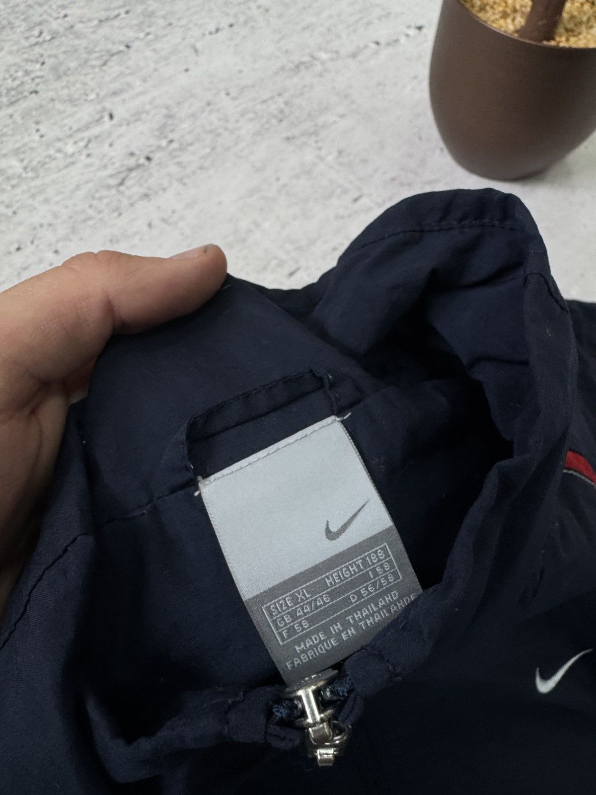 Nike × Vintage NIKE VINTAGE BASIC LOGO OVERSIZE BAGGY LIGHT JACKET Size US XL / EU 56 / 4 - 6 Thumbnail
