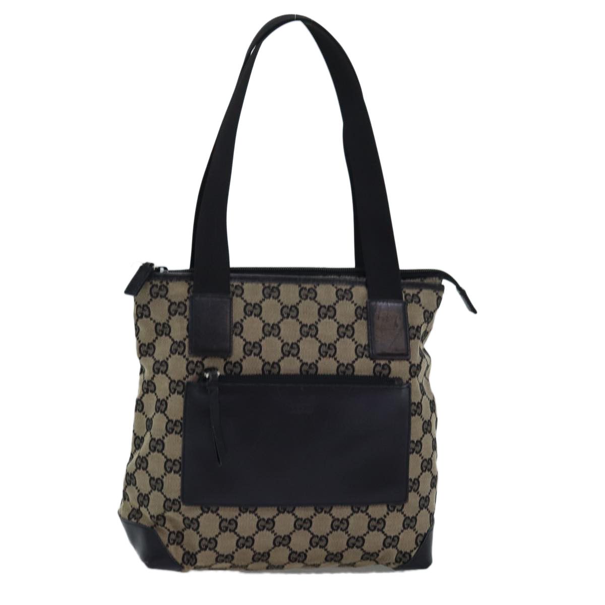 Gucci Gg Canvas Navy Canvas Tote Bag (Pre-Owned) Size ONE SIZE - 1 Thumbnail