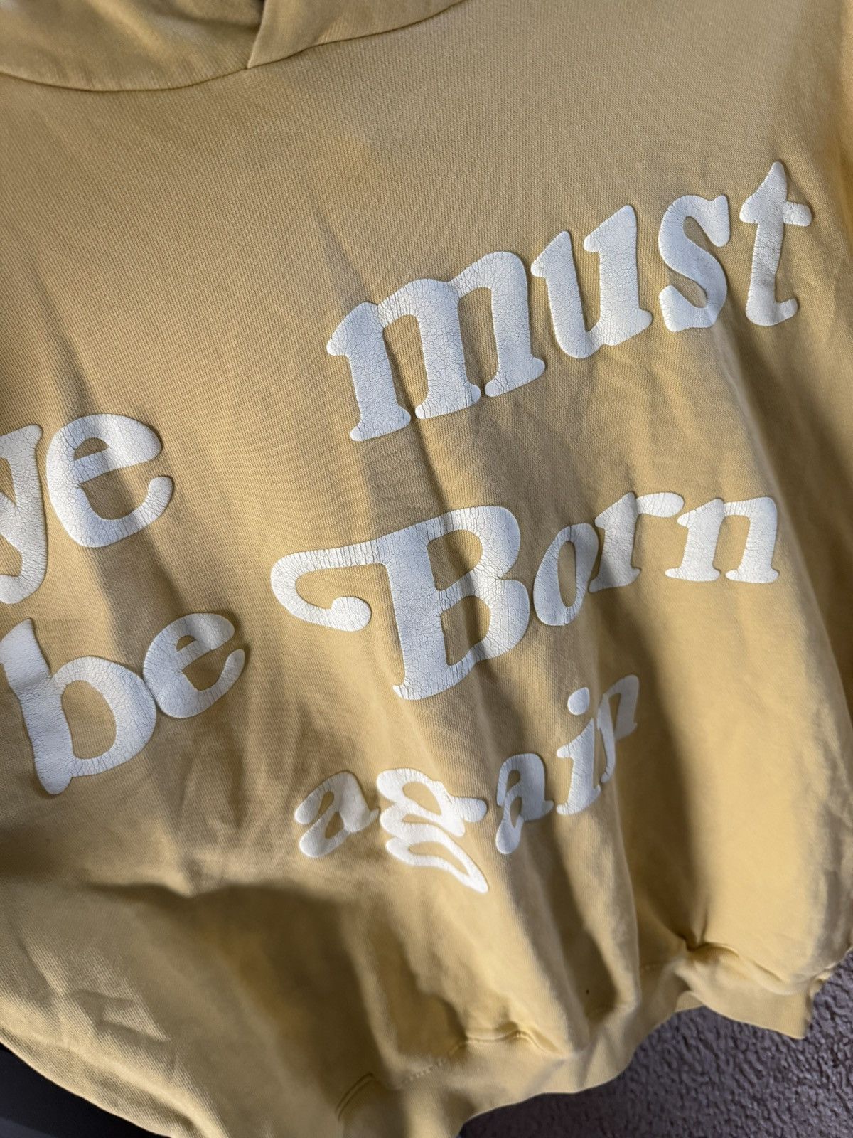 Cactus Plant Flea Market Cactus Plant Flea Market Yellow Ye Must Be Born Again Hoodie Size US XL / EU 56 / 4 - 2 Thumbnail