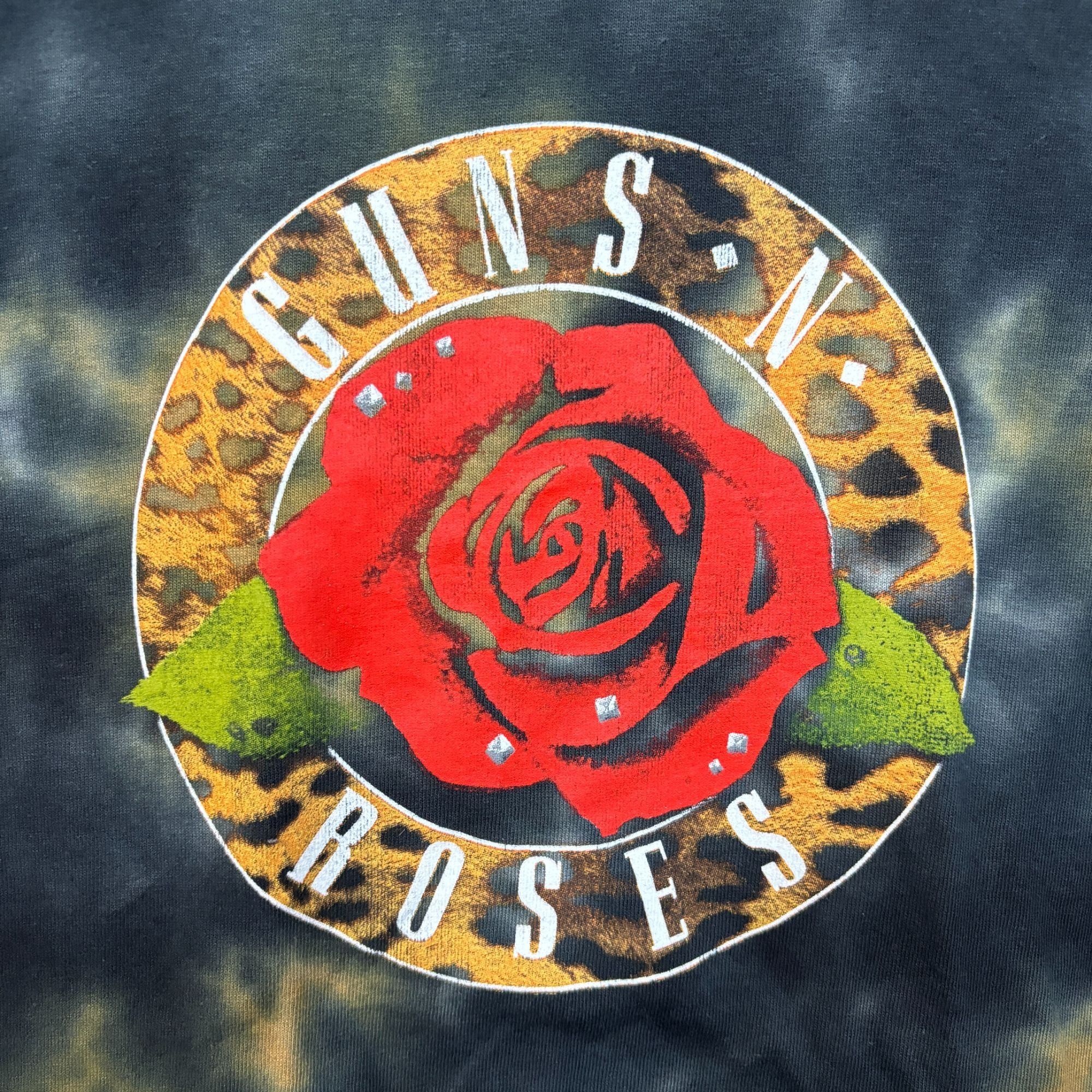 Guns N' Roses Guns N’ Roses Leopard Print Rose Band Logo Rock Tie Dye S Size US S / EU 44-46 / 1 - 2 Thumbnail