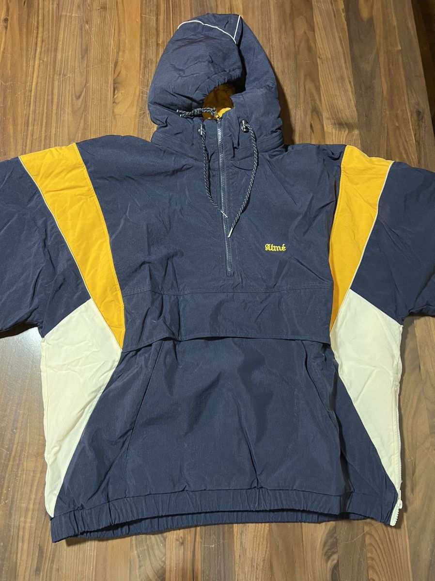 Aime Leon Dore Aime Leon Dore ALD Collegiate Popover Jacket Size XL Navy Size US XL / EU 56 / 4 - 3 Thumbnail
